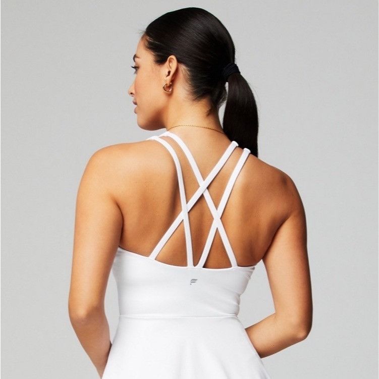 Fabletics Fabletics Boost Performance White Athletic Dress Tennis Pick Size S / US 4 / IT 40 - 11 Thumbnail