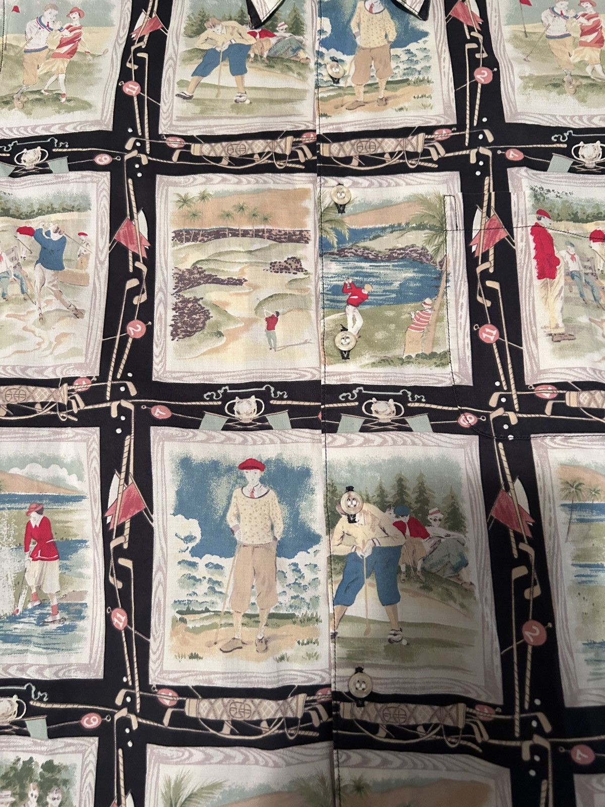 Reyn Spooner Vintage Reyn Spooner Golf Aloha Shirt Medium Egyptian Cotton Size US M / EU 48-50 / 2 - 5 Thumbnail