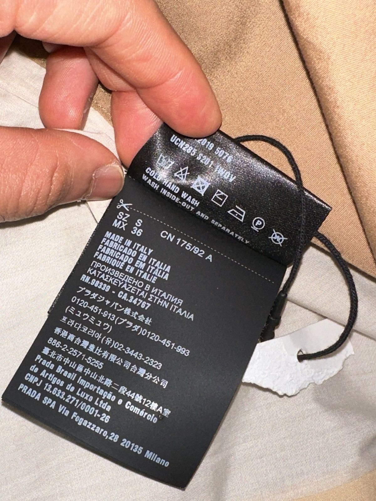 RARE GRAIL Prada ss20 color block head shirt