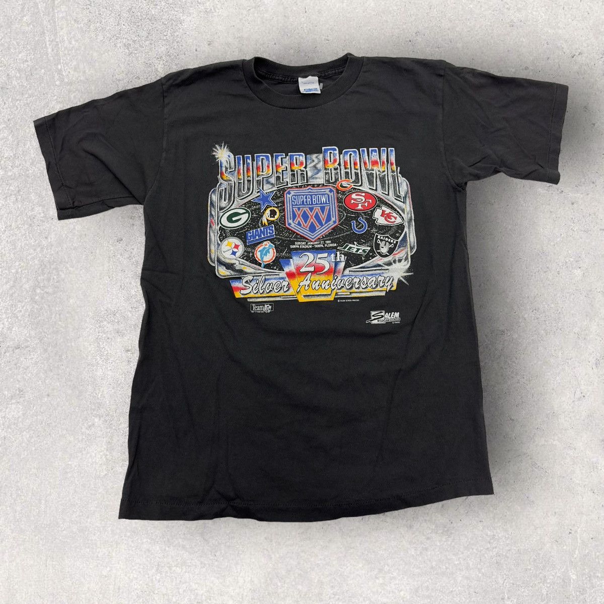 NFL × Salem Sportswear × Vintage Vintage Super Bowl XXV tee Size US L / EU 52-54 / 3 - 1 Thumbnail