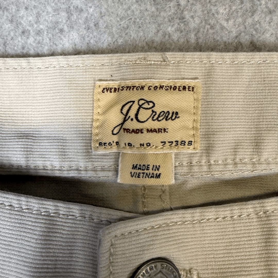 J.Crew J. Crew 484 Slim Pants Mens 34x34 Ankle Length Stretch Beige White White Inseam 34 Regular Size 34 Chino Shirt? Size US 34 / EU 50 - 2 Thumbnail
