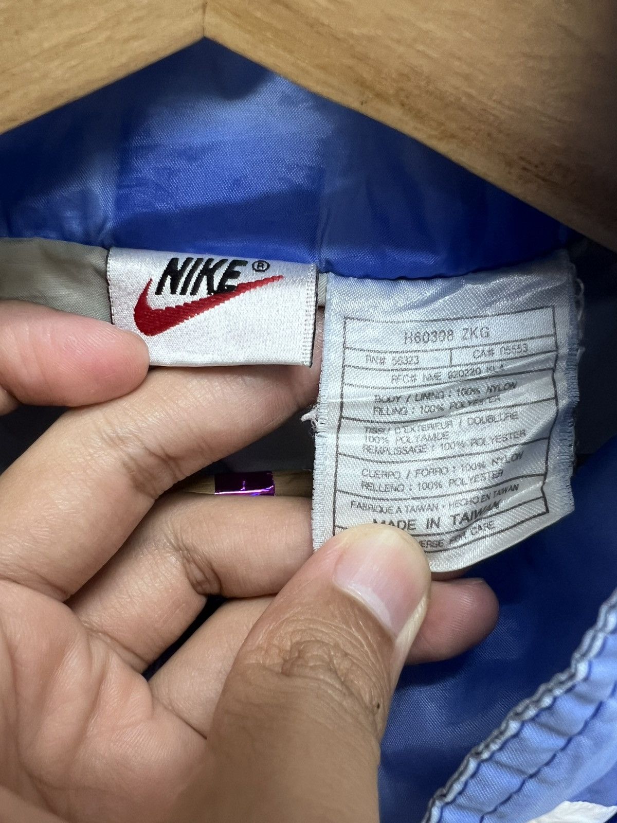 Nike Vintage 90s Nike Oversized Windbreaker Big Swoosh Jacket Size US XXL / EU 58 / 5 - 5 Thumbnail