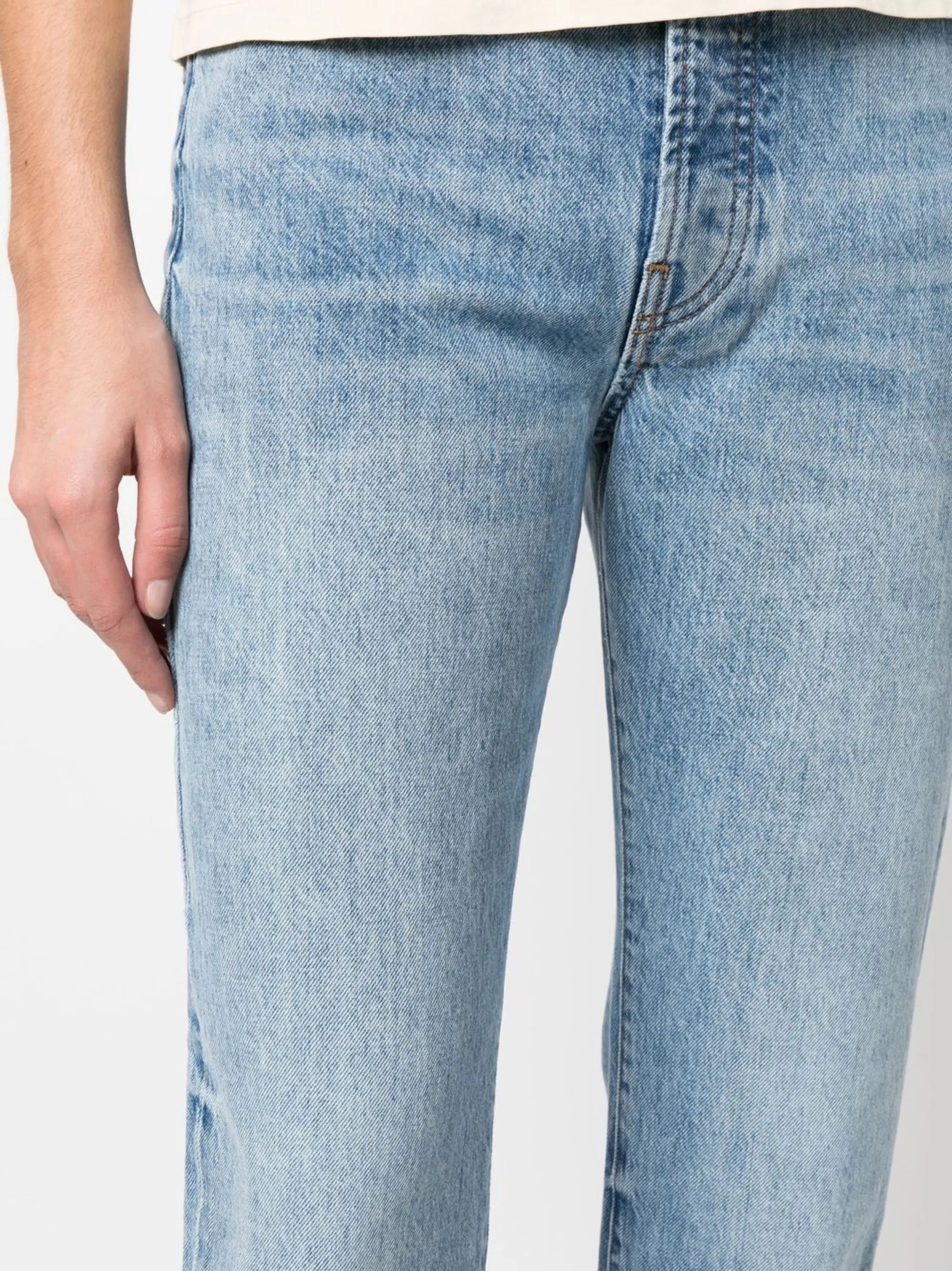 Amiri o1y0425 Denim Jeans in Blue Size 26" / US 2 / IT 38 - 4 Thumbnail