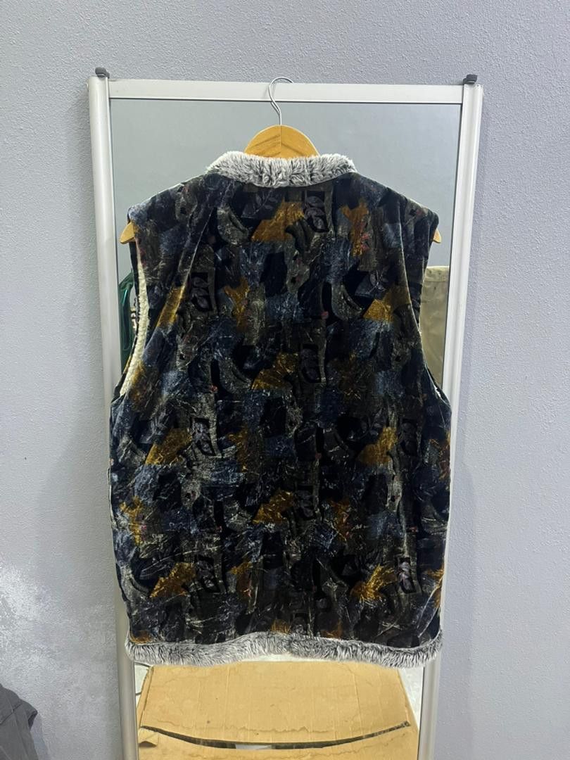 Japanese Brand Boncho Japanese Velvet Fleece Lined Vest Size US M / EU 48-50 / 2 - 10 Thumbnail