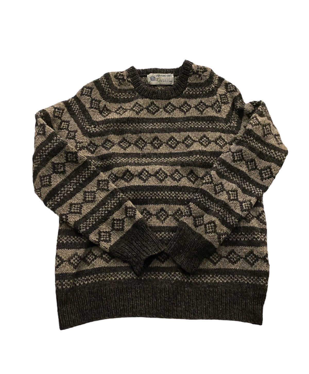 Vintage Vintage Grey Fisherman Sweater Size US M / EU 48-50 / 2 - 1 Thumbnail