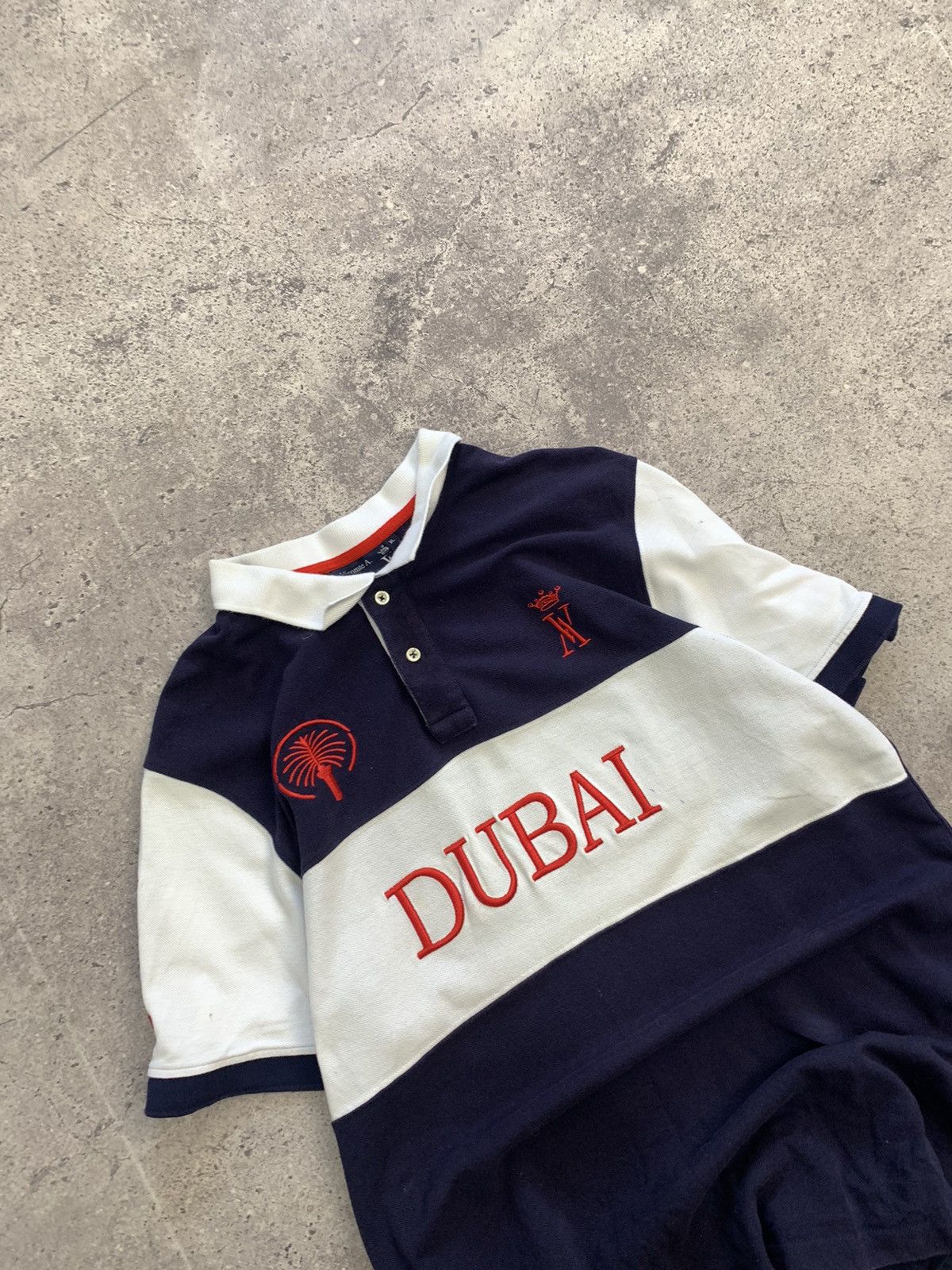 Polo Ralph Lauren × Vintage Vintage Y2K T-shirt Dubai Polo Ralph Lauren drip centre logo Size US M / EU 48-50 / 2 - 6 Thumbnail