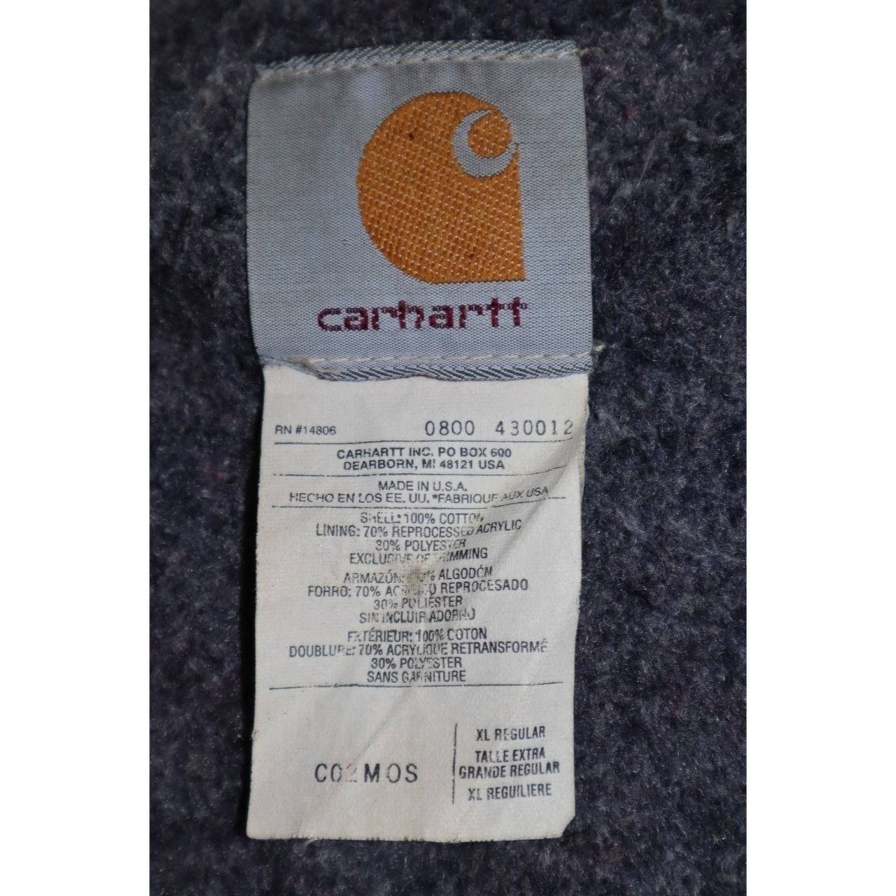 Carhartt Vintage Carhartt Moss Blanket-Lined Chore Coat Jacket Men's Size US XL / EU 56 / 4 - 3 Thumbnail