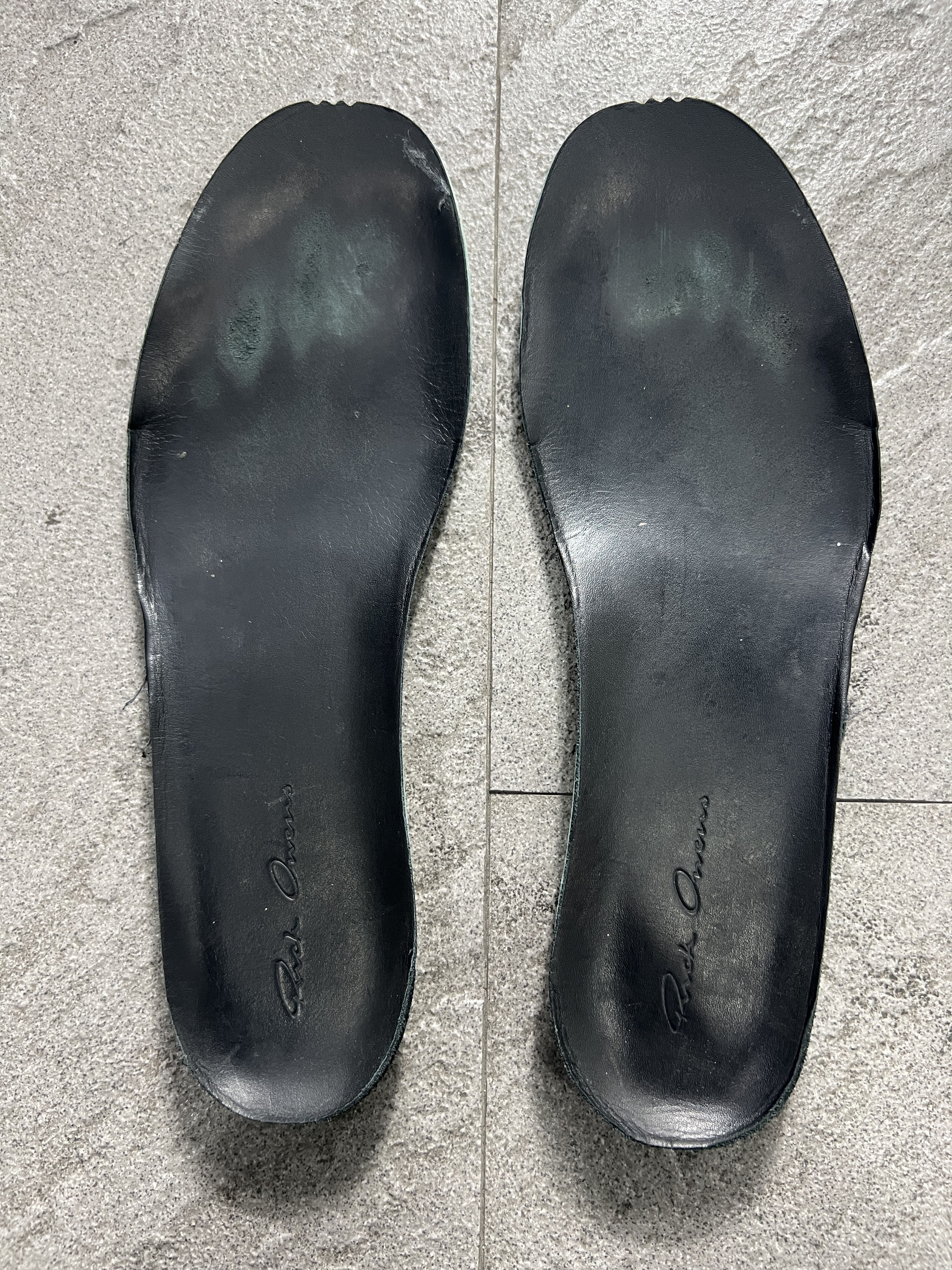 Rick Owens Rick Owens Low Sneakers Black Leather Milk Sole EU43 Size US 10 / EU 43 - 8 Thumbnail