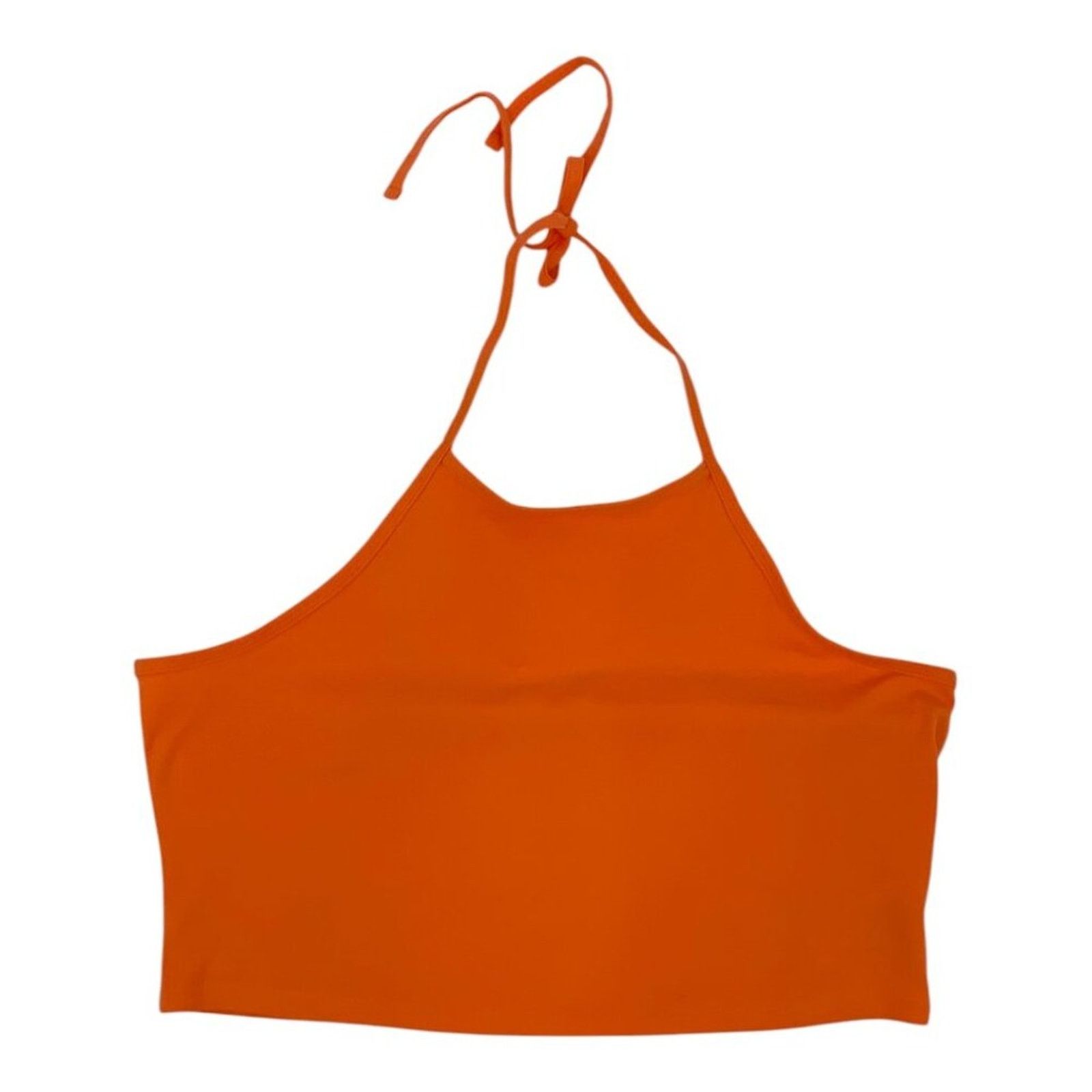 BP. BP Halter Crop Top Orange Size 1X NWOT Size XL / US 12-14 / IT 48-50 - 3 Thumbnail