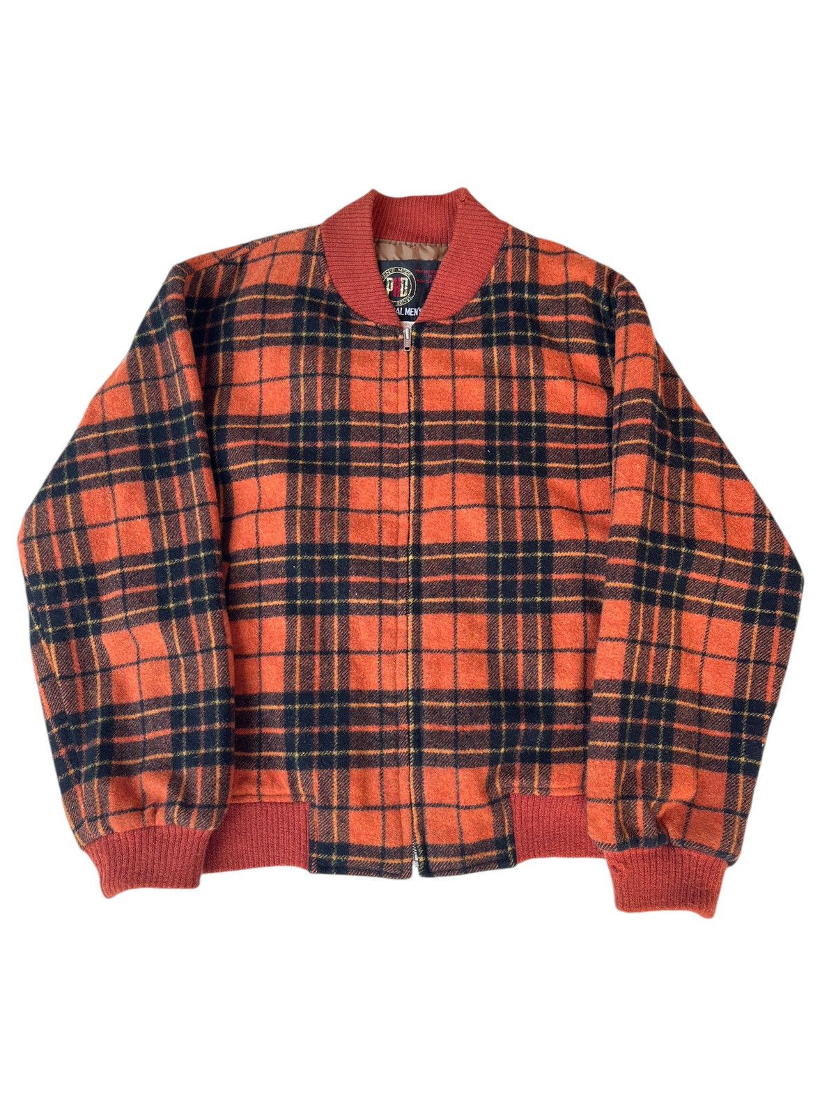 Japanese Brand Vtg Wool Jacket Zip Up Size US M / EU 48-50 / 2 - 1 Thumbnail