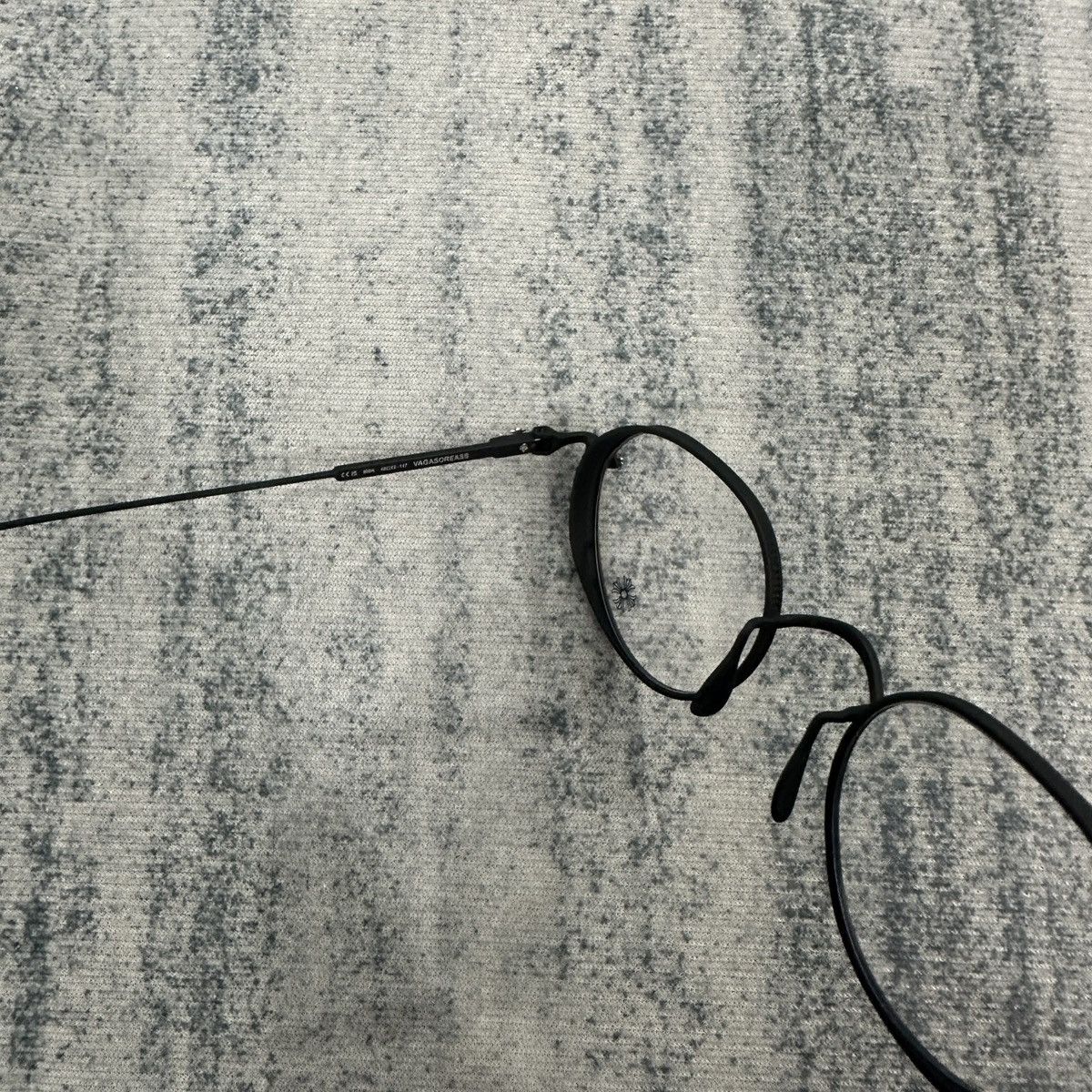 Chrome Hearts CHROME HEARTS VAGASOREASS MATTE BLACK EYEGLASSES Size ONE SIZE - 9 Thumbnail