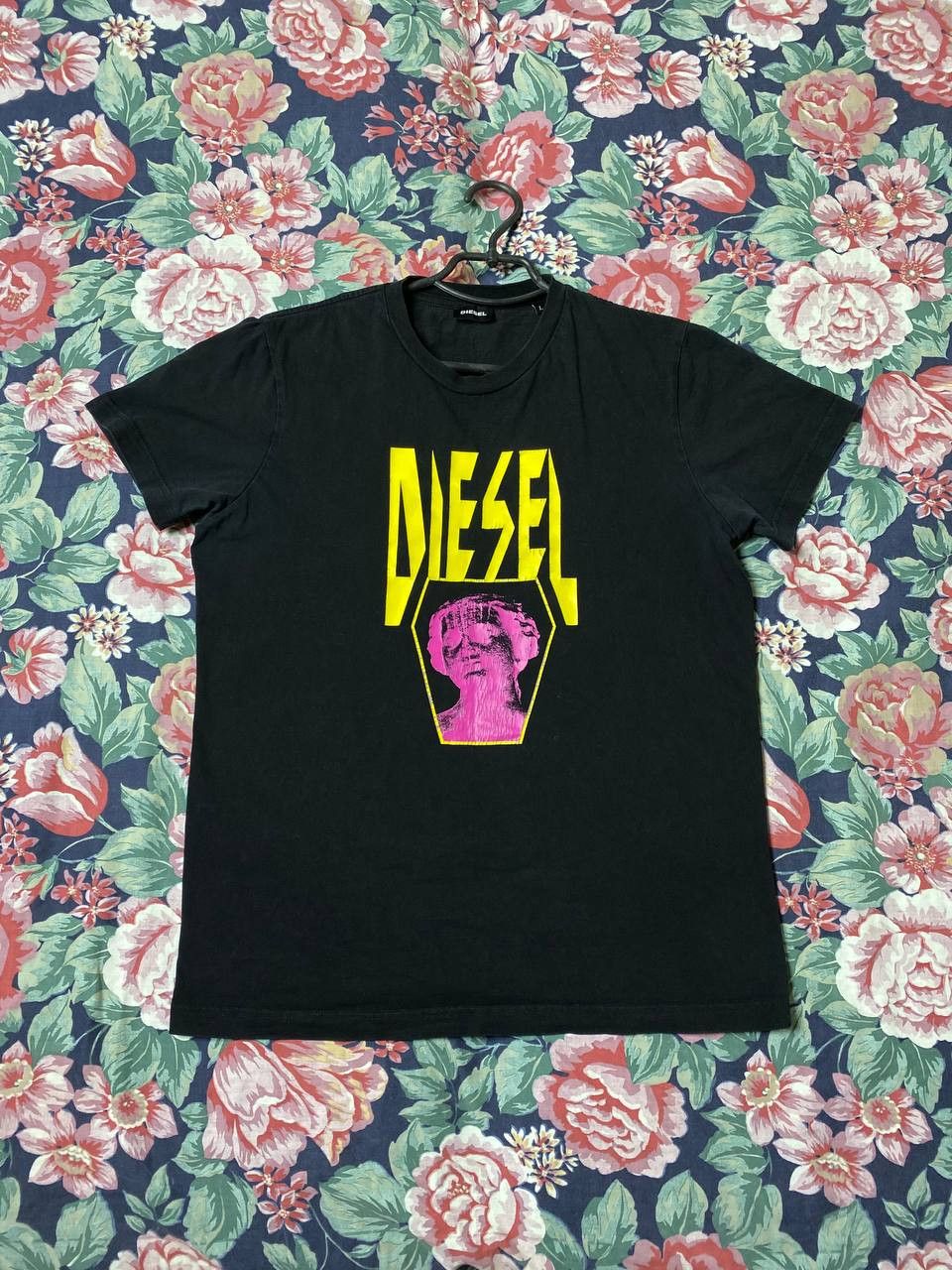 Diesel × Vintage Vintage Y2K Diesel Big Logo Bones Tee Size US L / EU 52-54 / 3 - 16 Thumbnail