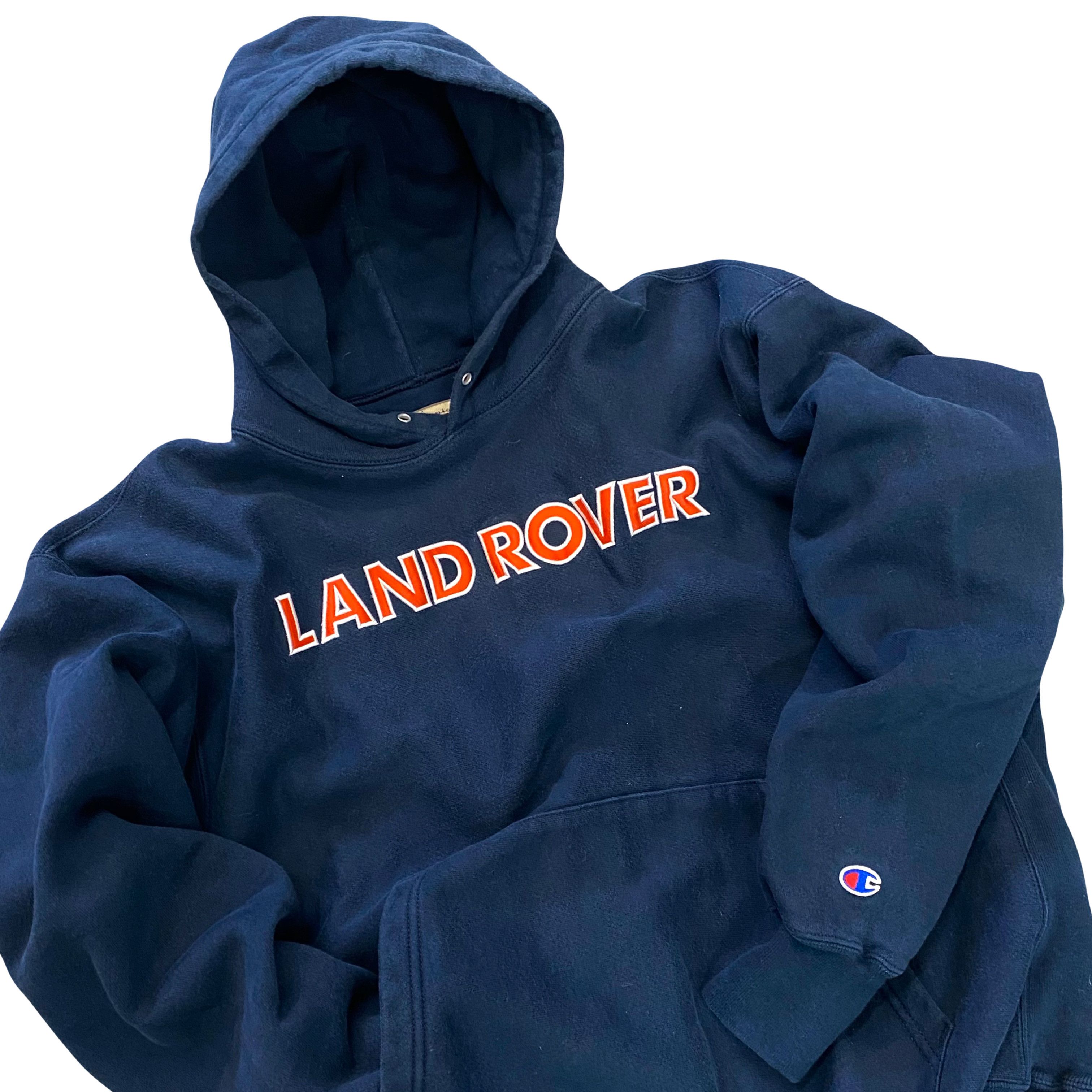 Champion VTG Land Rover Champion Reverse Weave Hoodie Spellout Size US XL / EU 56 / 4 - 2 Thumbnail