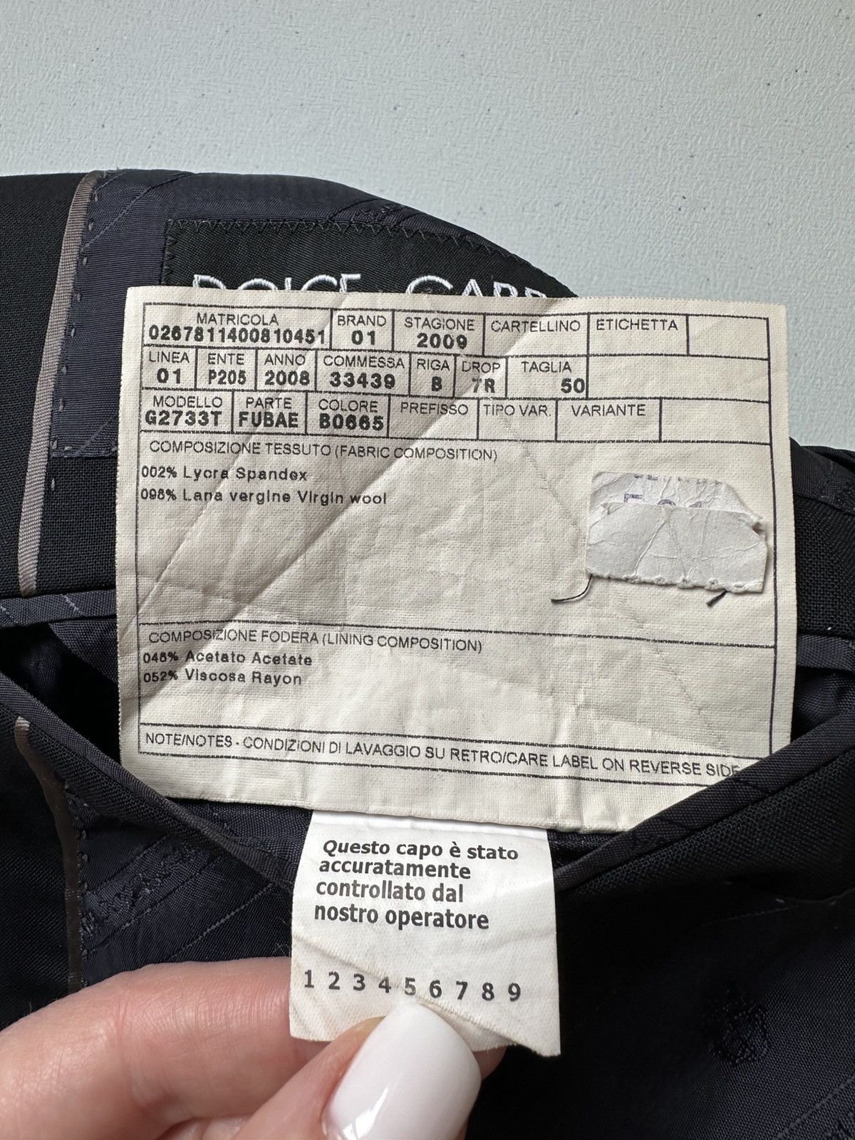 Dolce & Gabbana Dolce & Gabbana Blazer Jacket Size 50R - 14 Thumbnail