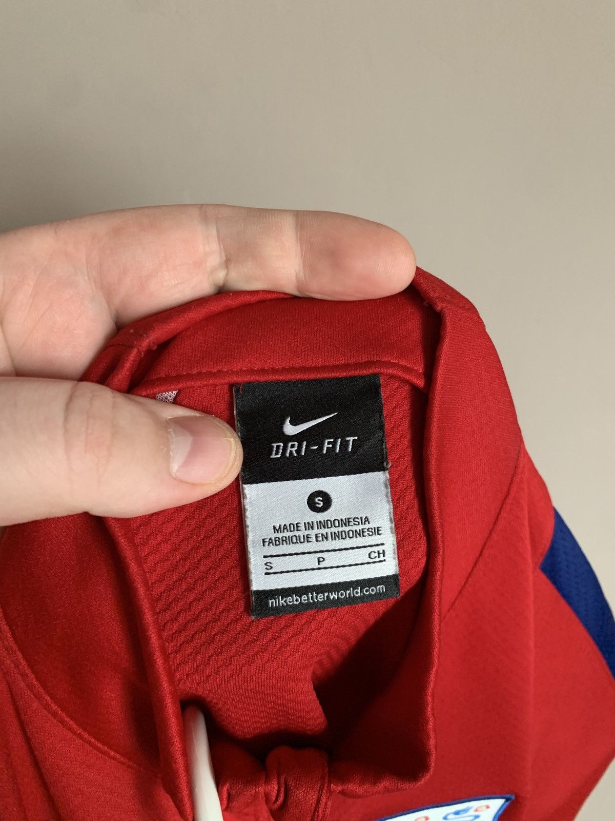 Nike England 1/3 Zip Football Sweatshirt Nike Soccer Size S Size US S / EU 44-46 / 1 - 10 Thumbnail