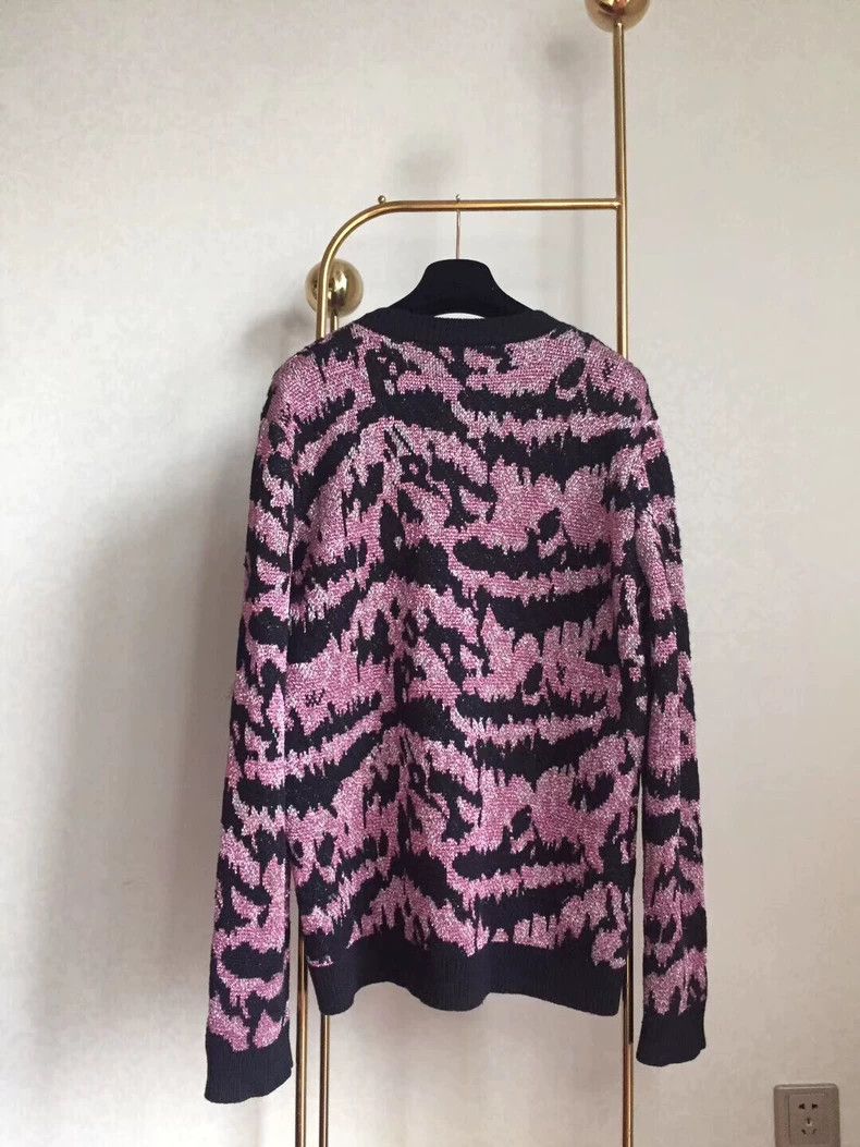 Gucci Gucci Early spring pink tiger head sweater Size S / US 4 / IT 40 - 2 Thumbnail