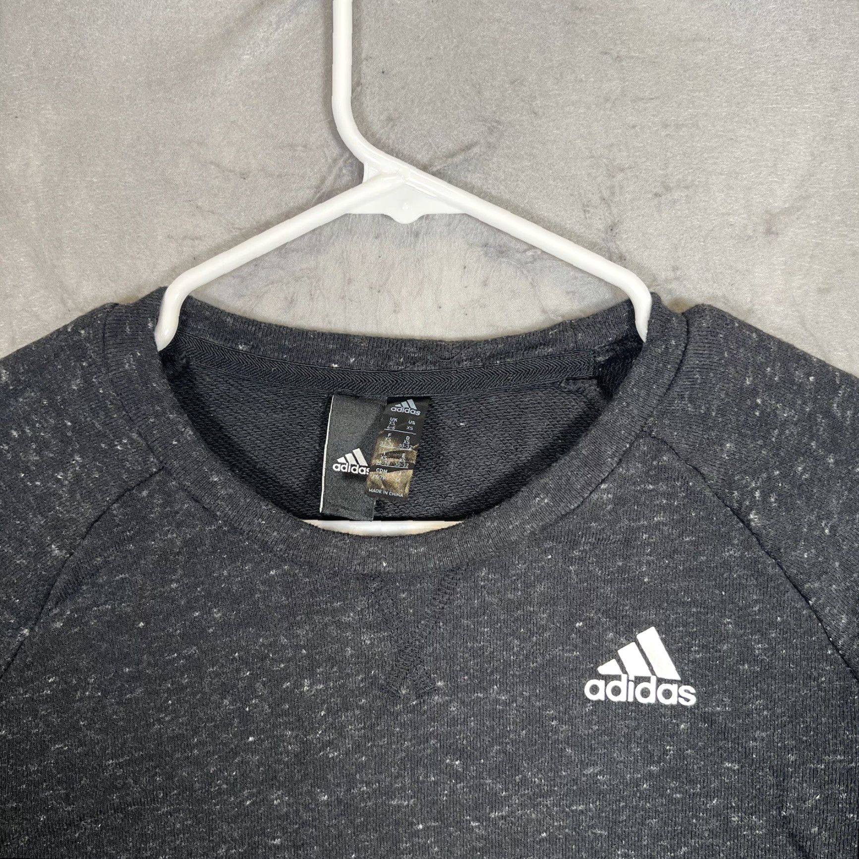 Adidas Adidas Pullover Sweatshirt Womens XS Dark Gray Activewear Crew Neck Long Sleeve Size XS / US 0-2 / IT 36-38 - 5 Thumbnail