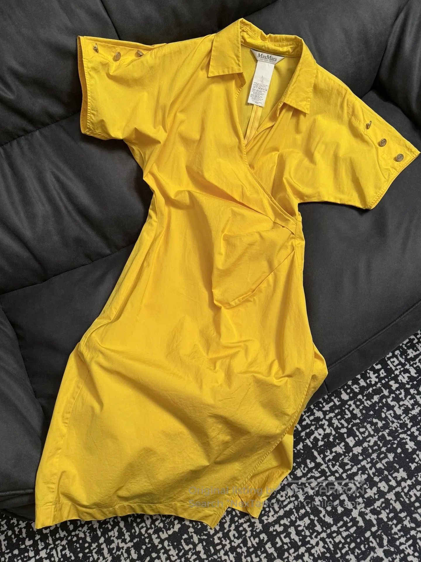 Max Mara MaxMara Yellow Vacation Dress. Size M / US 6-8 / IT 42-44 - 1 Thumbnail