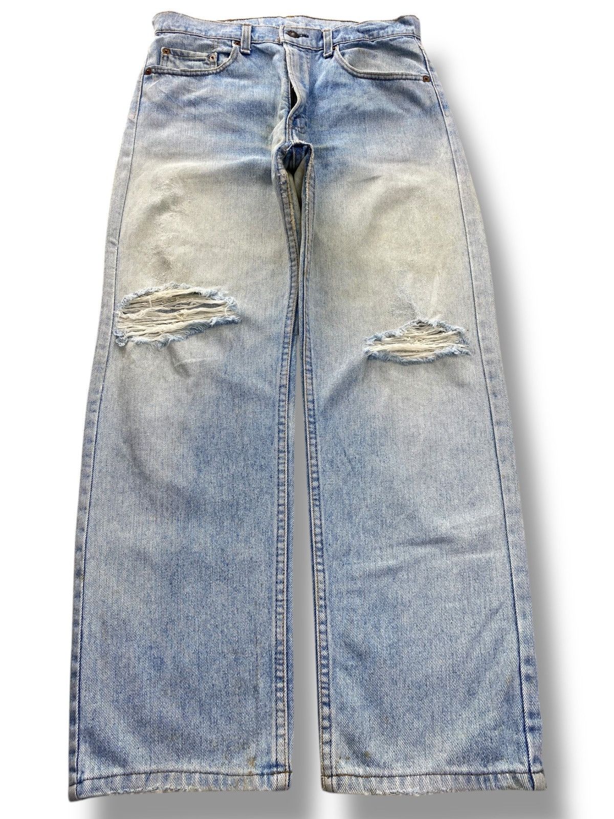 Levi's Levi’s Faded Wash Ripped Style Skinny Leg Jeans Size US 31 - 1 Thumbnail