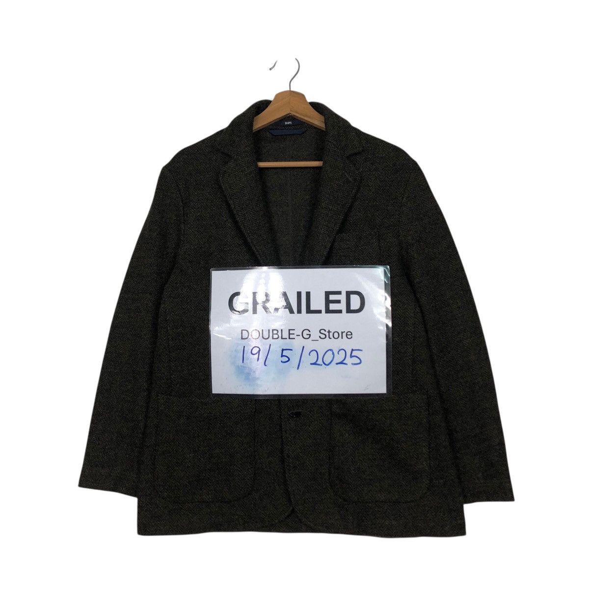 Issey Miyake 📌Vintage Wool Jacket Button Chore Balancircular Ships Japan Size US L / EU 52-54 / 3 - 1 Thumbnail