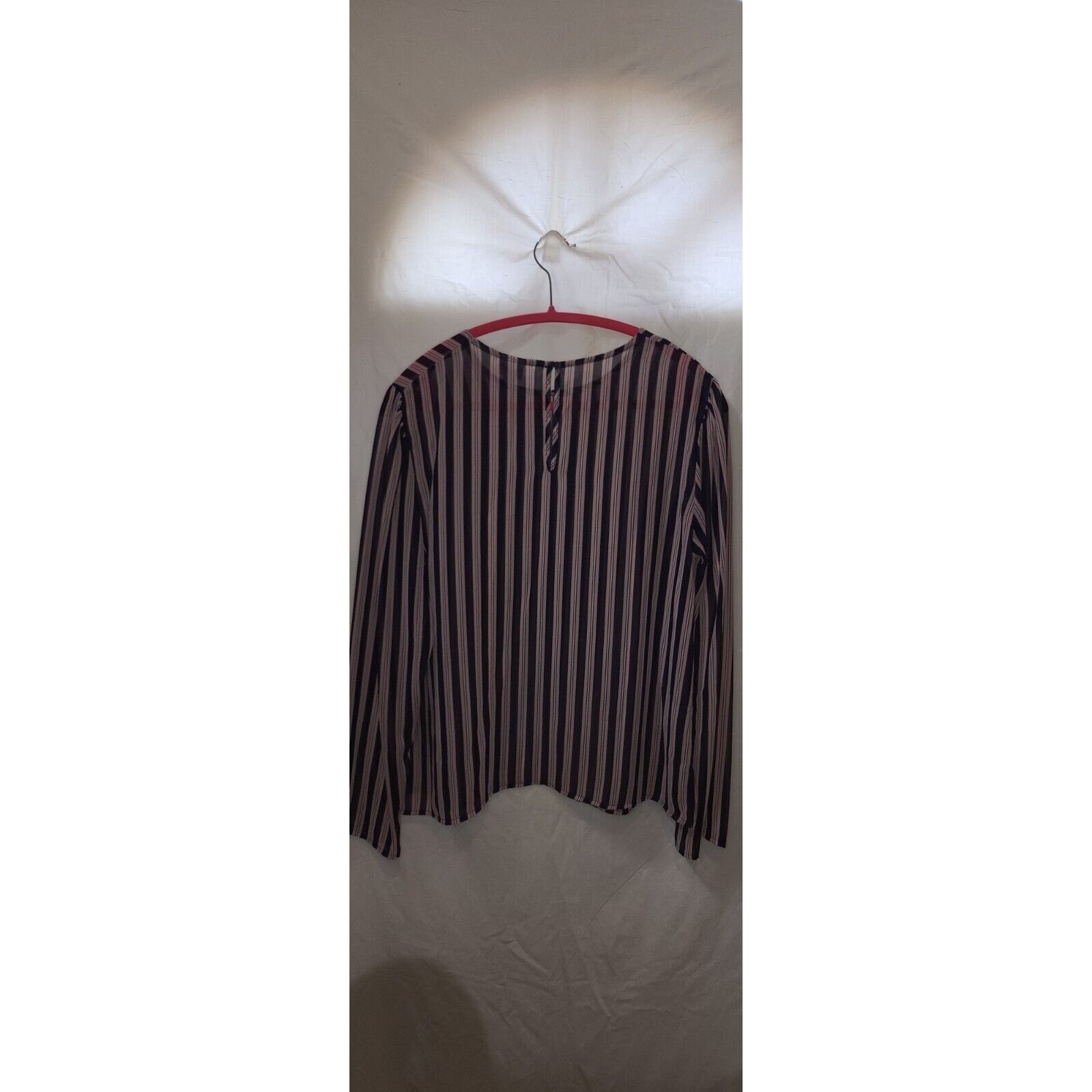Other A New Day Blue MultiColor Striped Long Sleeve Blouse XL Size XL / US 12-14 / IT 48-50 - 1 Thumbnail