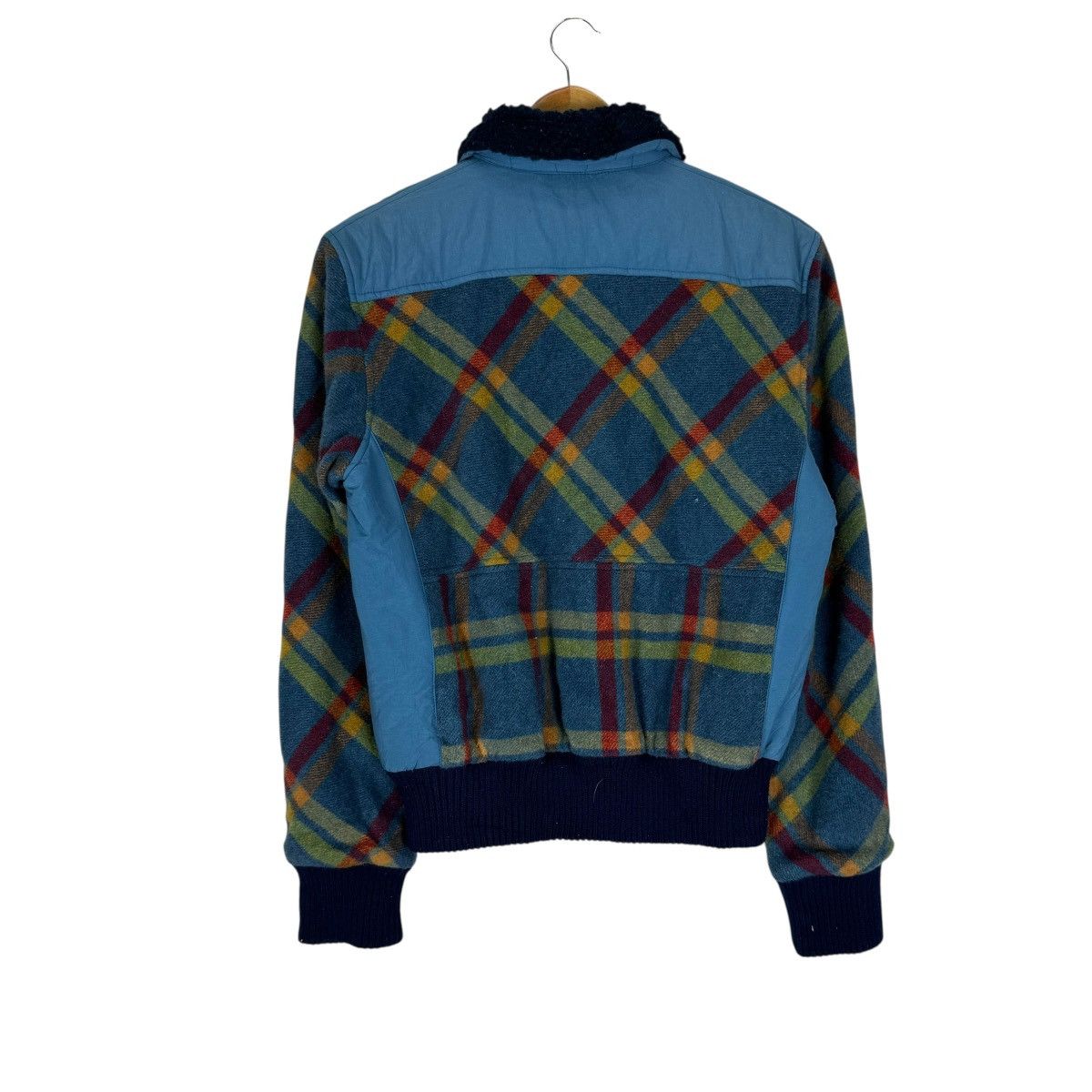 Japanese Brand ☀️POP ENGLAND SHADOW PLAIDS BOMBER JACKET Size S / US 4 / IT 40 - 12 Thumbnail
