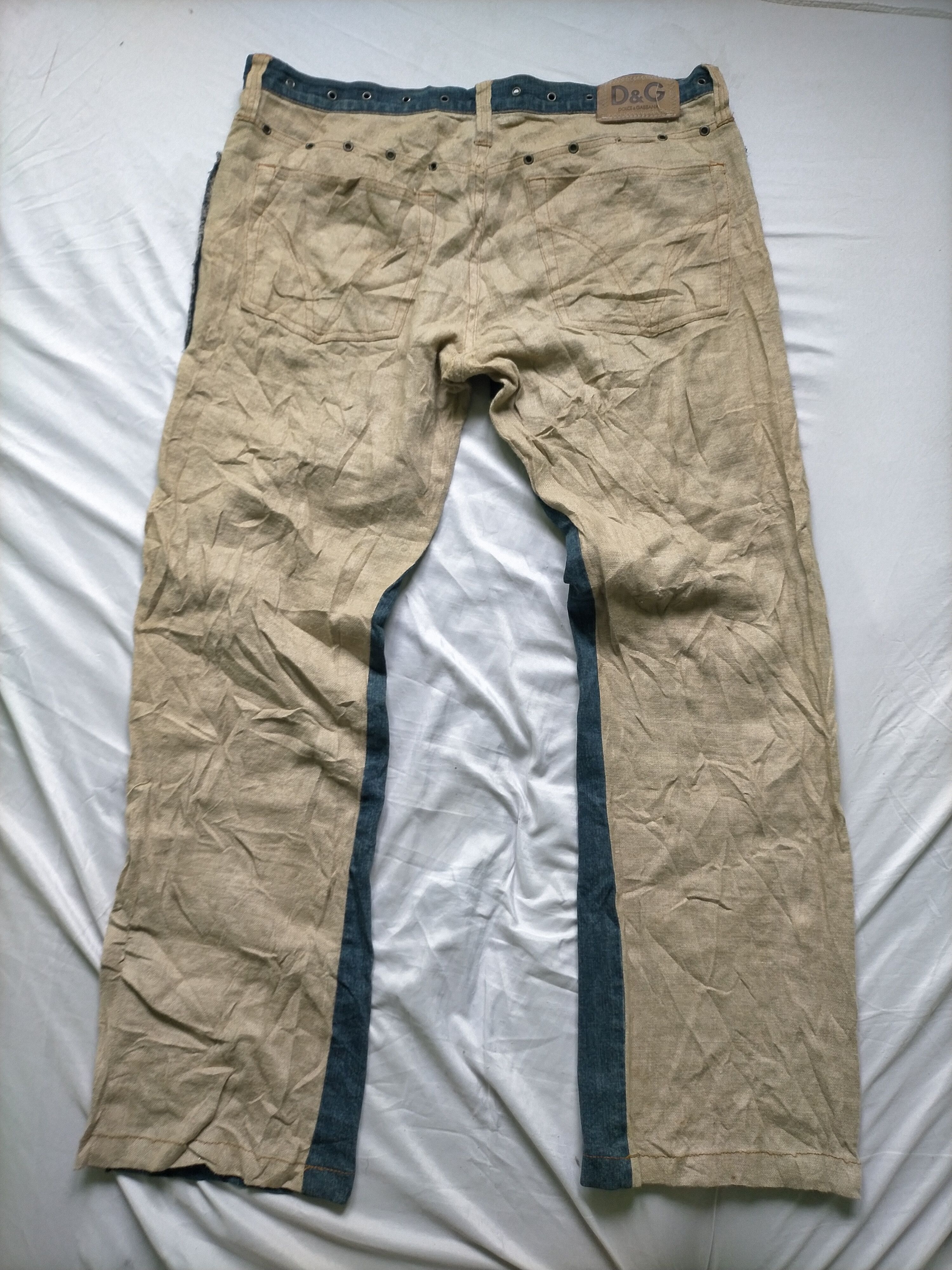Dolce & Gabbana Vintage Dolce Gabbana Hybrid 90s Flare Denim Size US 36 / EU 52 - 5 Thumbnail