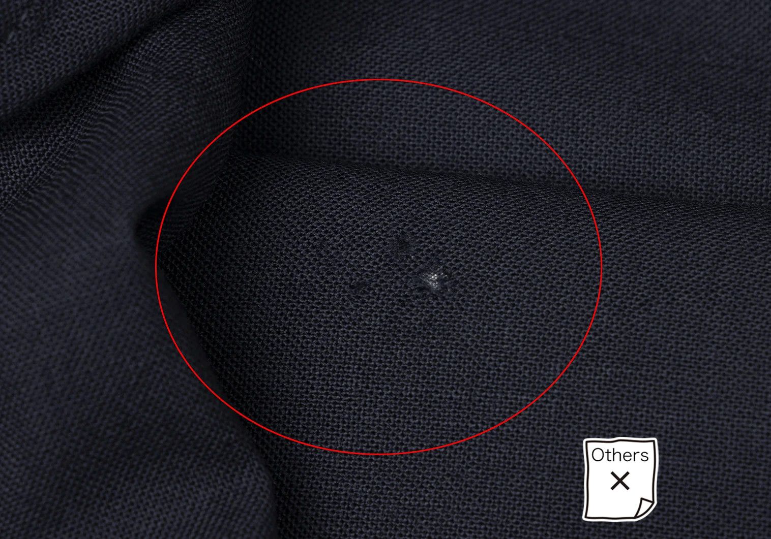 Ganryu Wool Gathered Design Wide Cropped Pants in Navy, Size M Size US 36 / EU 52 - 5 Thumbnail