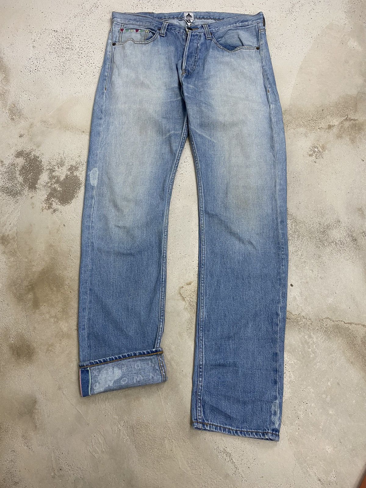 Goodhood × Japanese Brand × R.Newbold Goodhood X R. Newbold Denim Jean Selvedge Button Fly Size US 34 / EU 50 - 1 Thumbnail