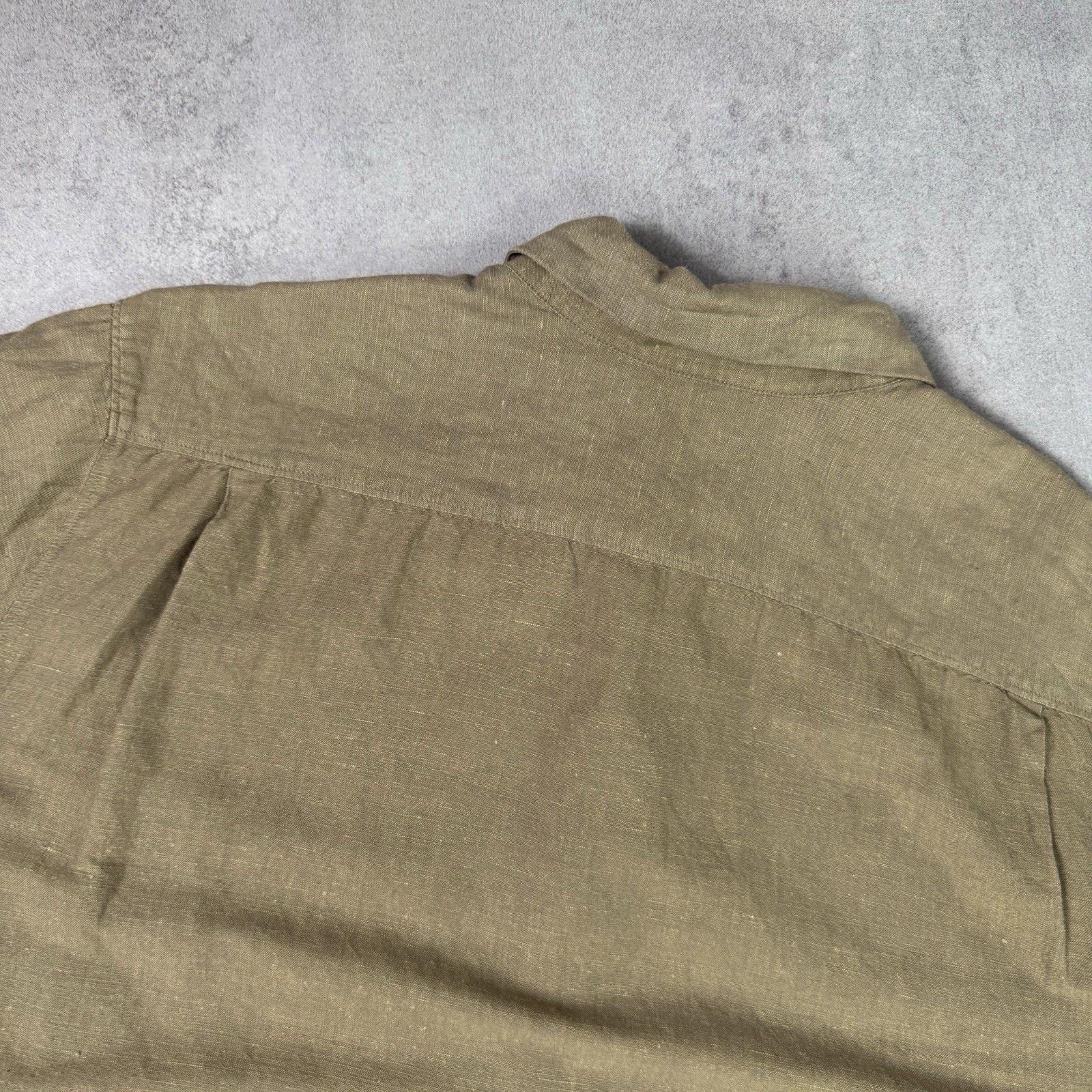 DKNY DKNY Donna Karan Men Linen/Cotton Men Shirt Button Up Size US XL / EU 56 / 4 - 15 Thumbnail