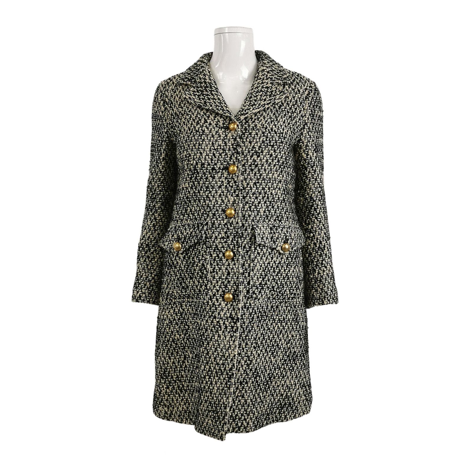 Gucci Gucci Double G Tweed Coat Size 40 Size S / US 4 / IT 40 - 1 Thumbnail