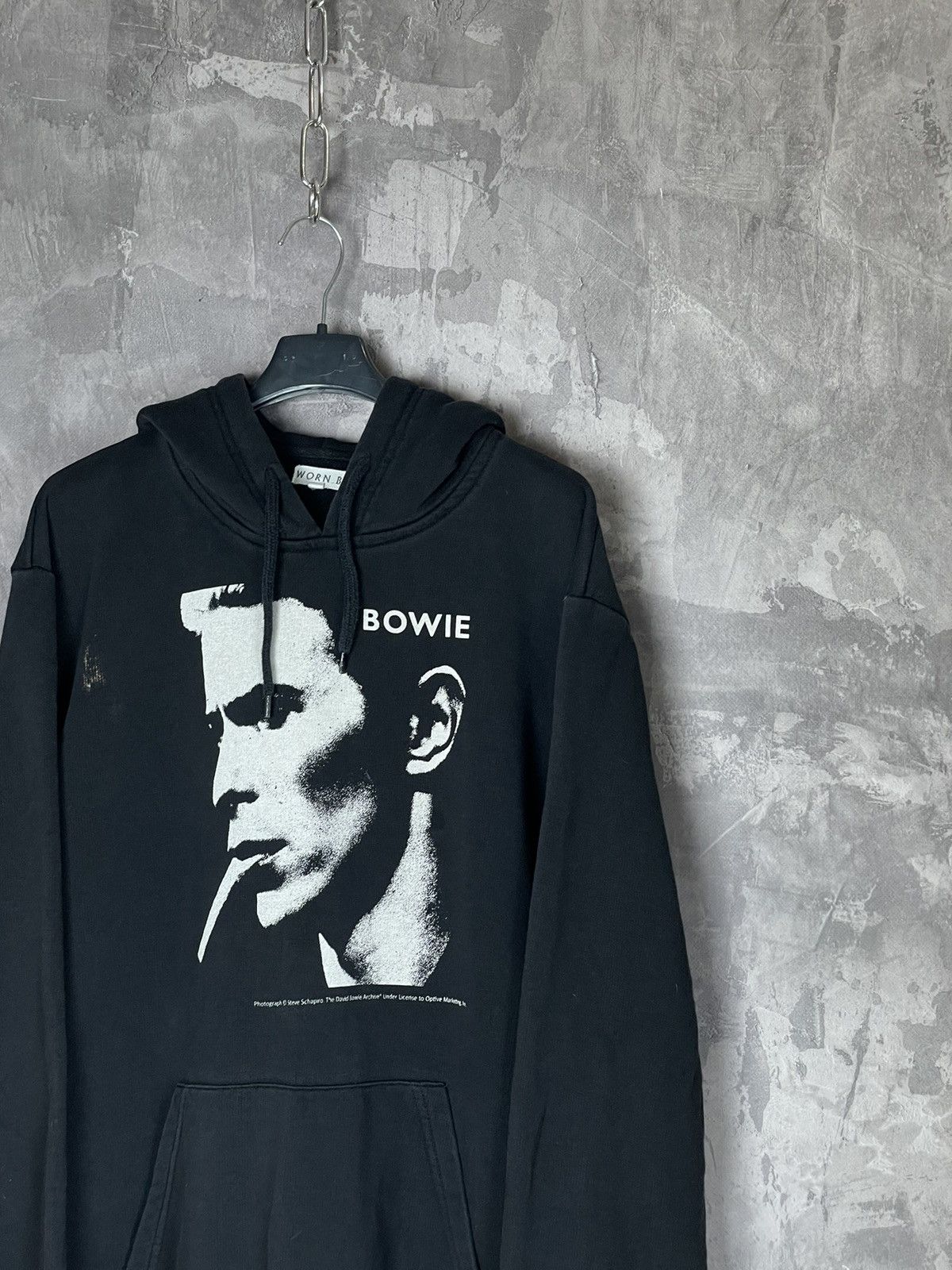 Band Tees × Vintage Vintage David Bowie Archival Big Logo Y2K Hoodie Size US L / EU 52-54 / 3 - 3 Thumbnail