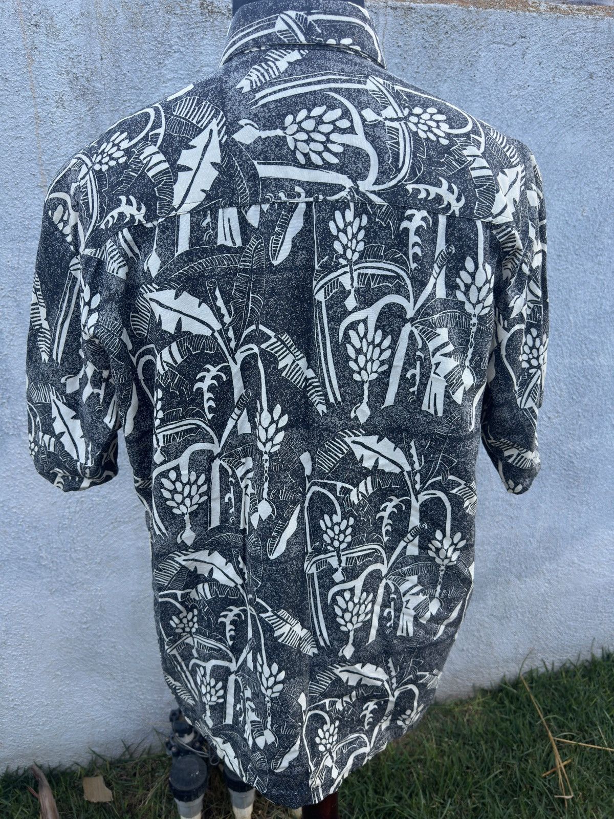 Other PreOwned Kahala Gray Hawaiian Print Full Button Men's Large Size US L / EU 52-54 / 3 - 2 Thumbnail