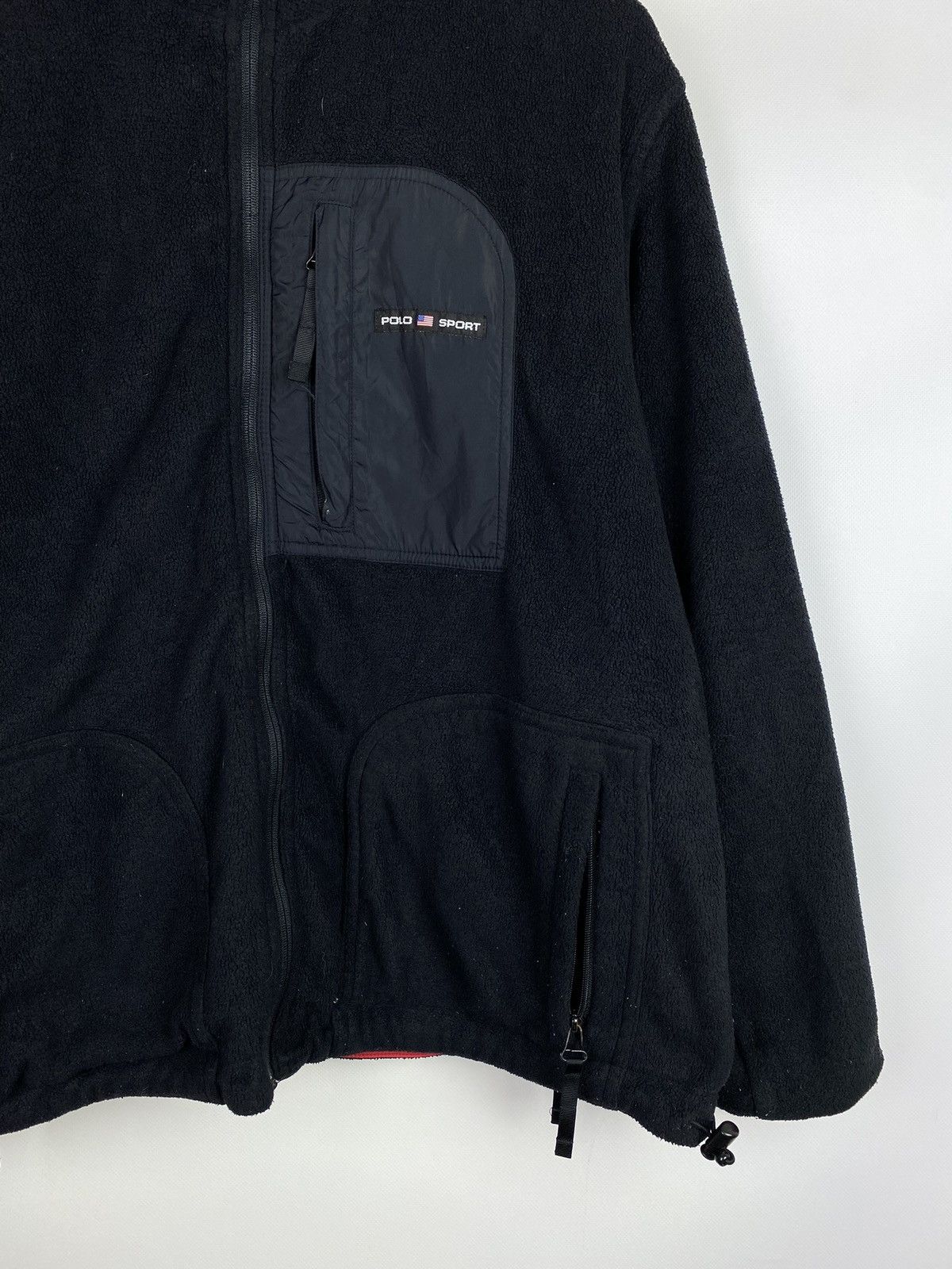 Polo Ralph Lauren × Vintage Polo Sport Ralph Lauren VTG nylon / fleece reversible jacket Size US M / EU 48-50 / 2 - 5 Thumbnail