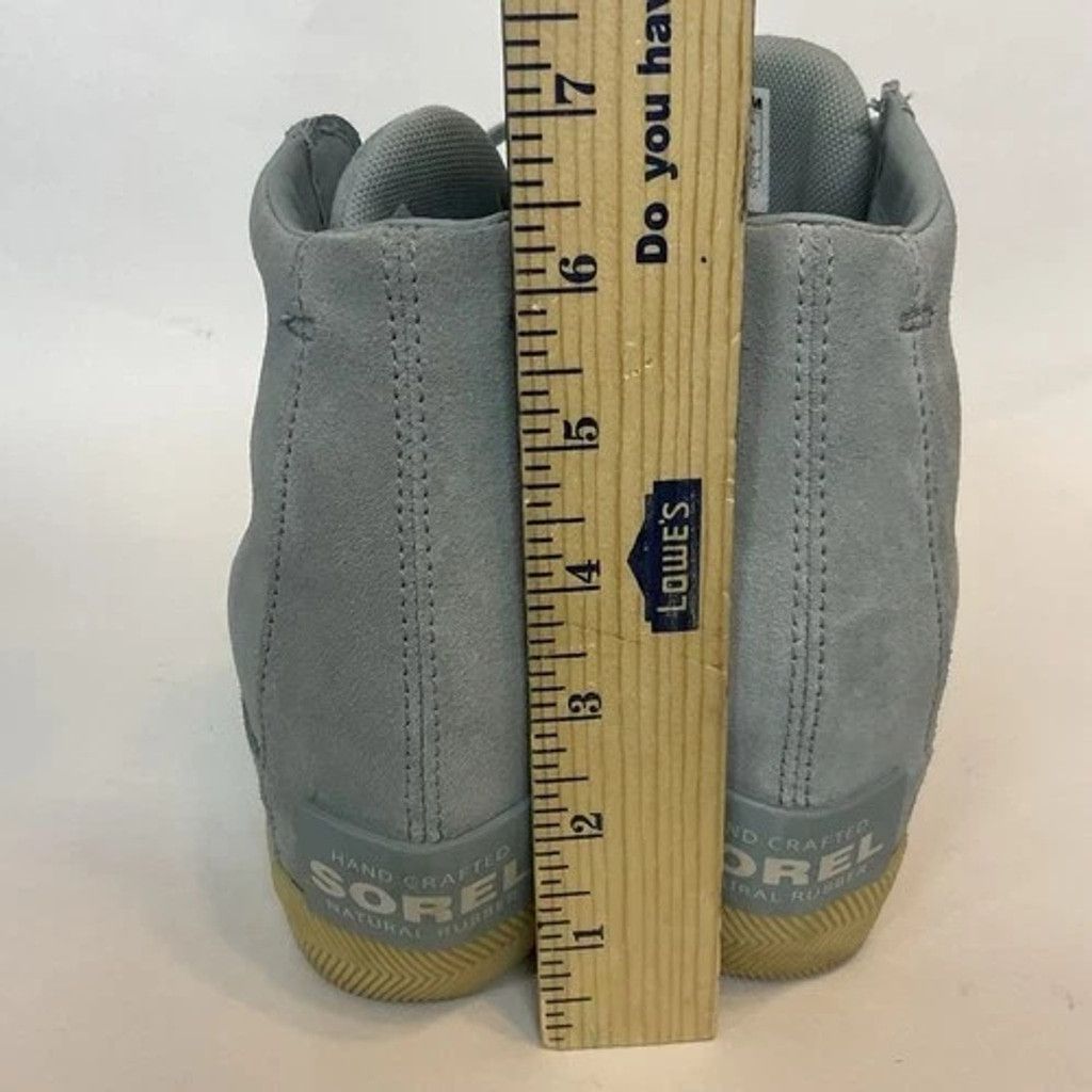 SOREL Sorel Out N About Blue Suede Lace Up Wedge Booties Women 10 Size US 10 / IT 40 - 4 Thumbnail