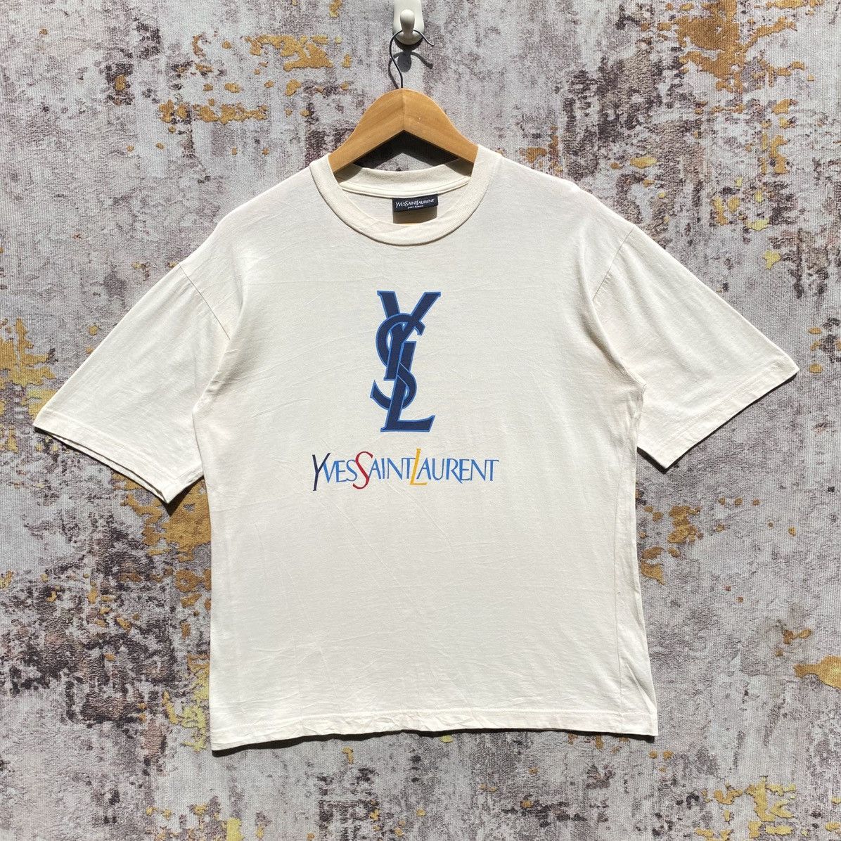 Yves Saint Laurent Vintage 90s Yves Saint Laurent Shirt Boxy YSL Luxury Brand Size US M / EU 48-50 / 2 - 1 Thumbnail