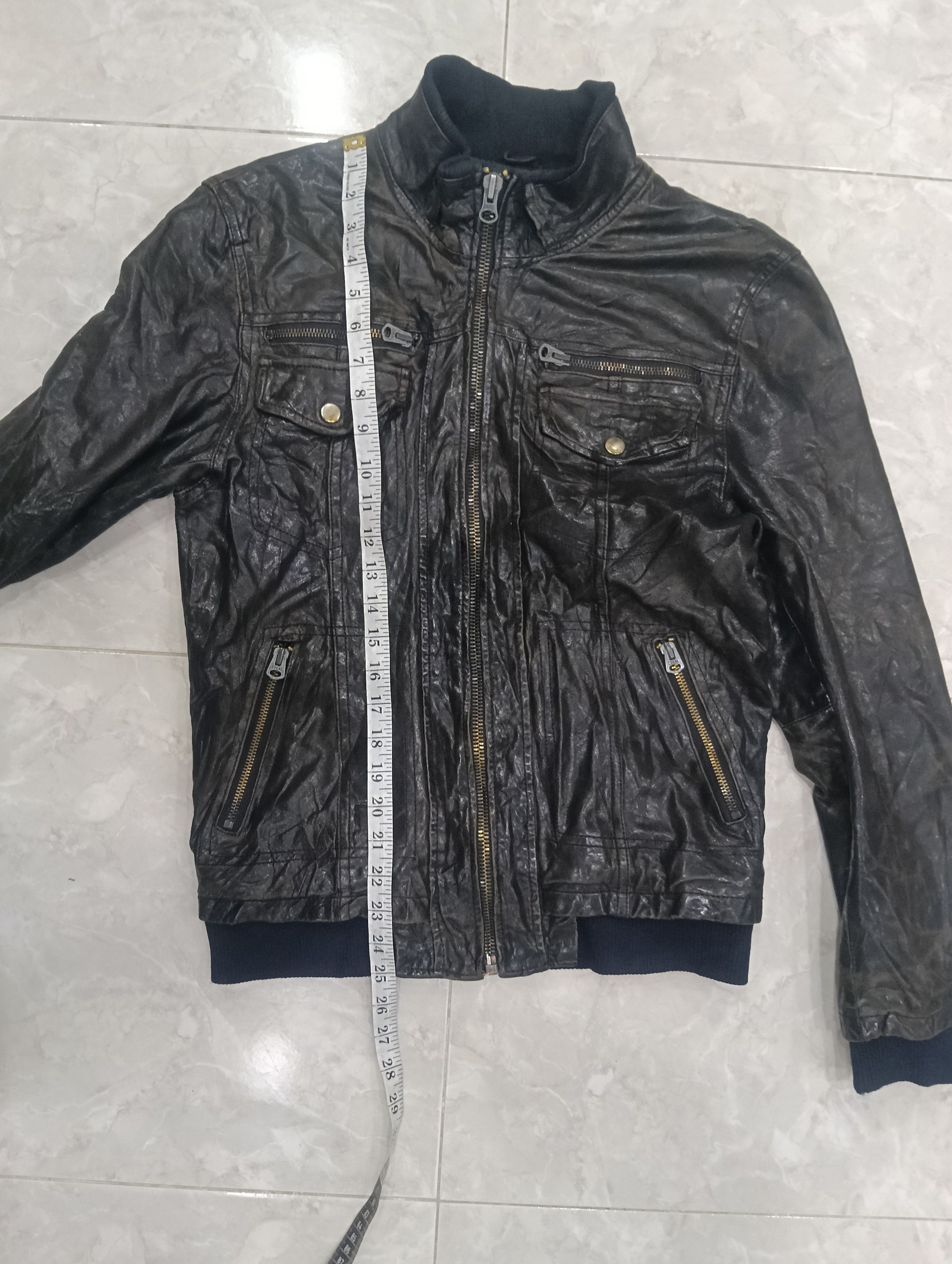 Japanese Brand Purete Leather Shine Jacket Size US M / EU 48-50 / 2 - 15 Thumbnail