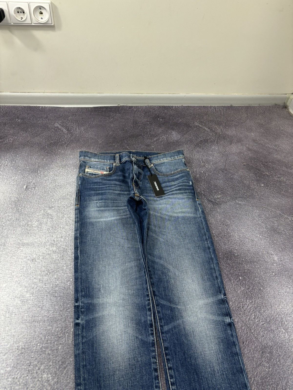 Diesel Diesel D-Strukt Slim Stretch NWT Avant Garde Denim Jeans Size US 29 - 4 Thumbnail