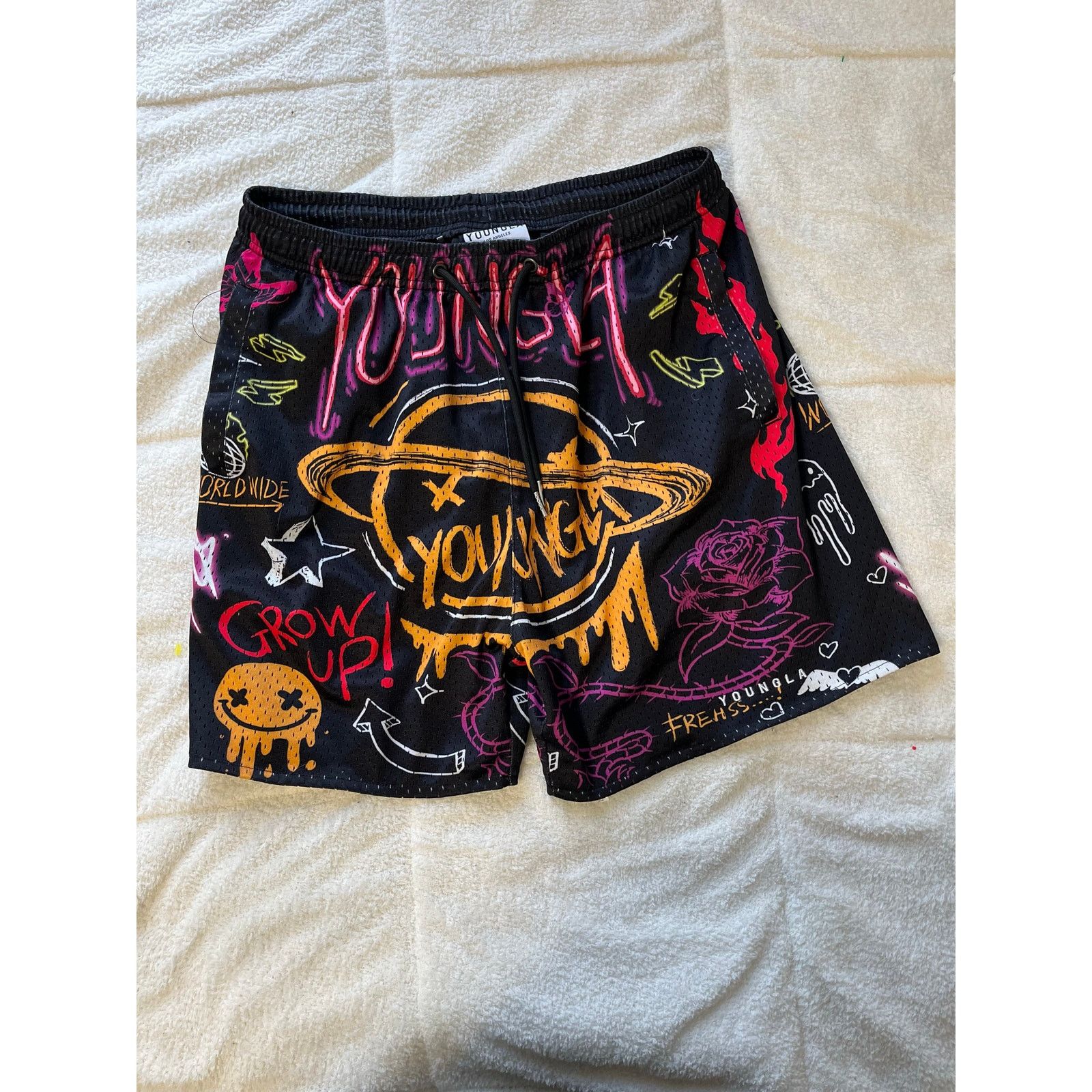 Other YoungLA men’s shorts graffiti size XXL Size US 40 / EU 56 - 1 Thumbnail