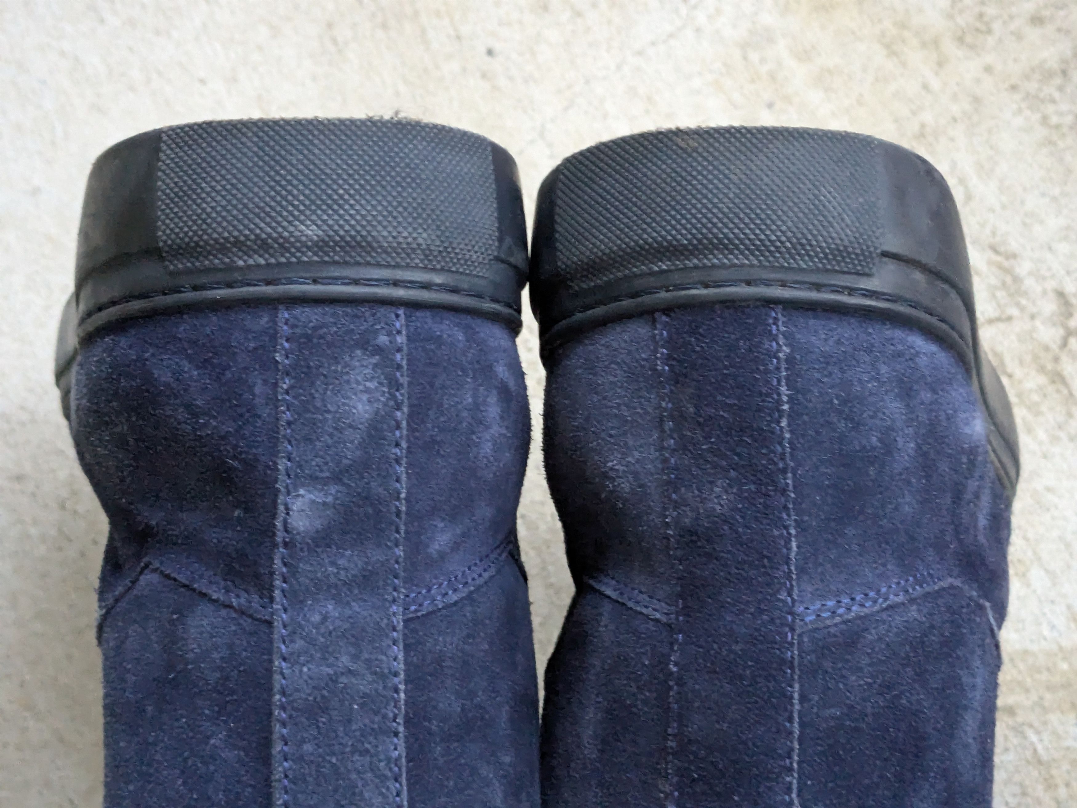 Balenciaga Balenciaga Arena Navy Blue 14 Suede Leather High Tops Size US 14 / EU 47 - 14 Thumbnail