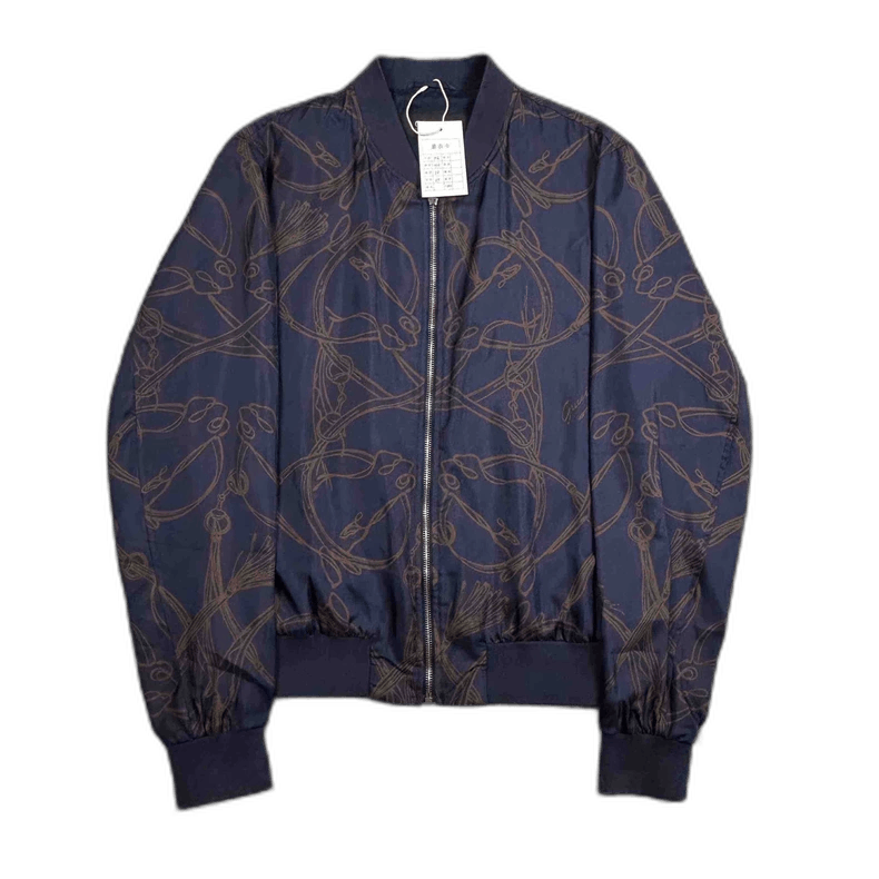 Gucci Gucci Silk Zip Jacket with Pattern-2508 Size US M / EU 48-50 / 2 - 1 Thumbnail