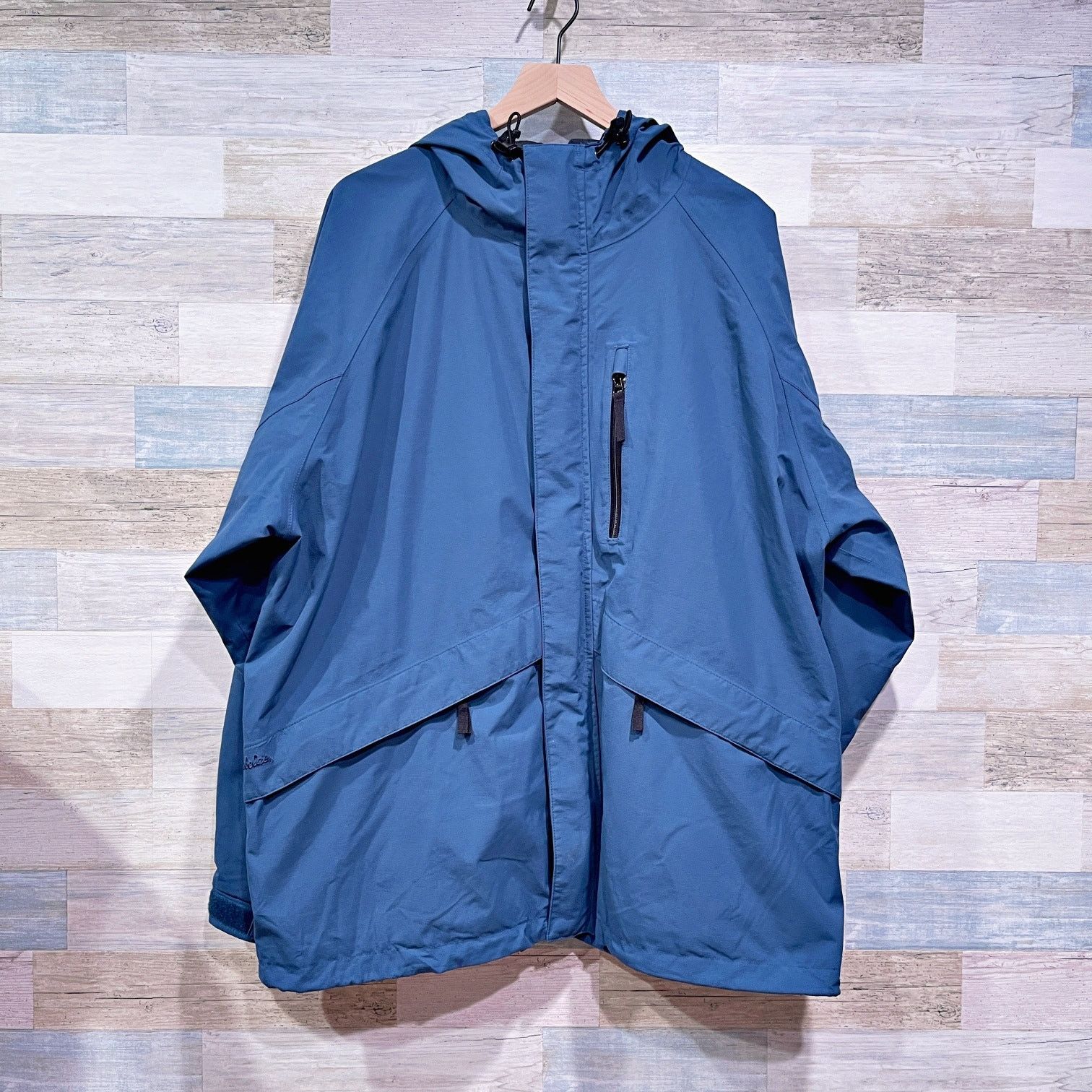 Cabelas Cabelas Nylon Gore-Tex Jacket Blue Hooded Full Zip Mens XXL Size US XXL / EU 58 / 5 - 1 Thumbnail