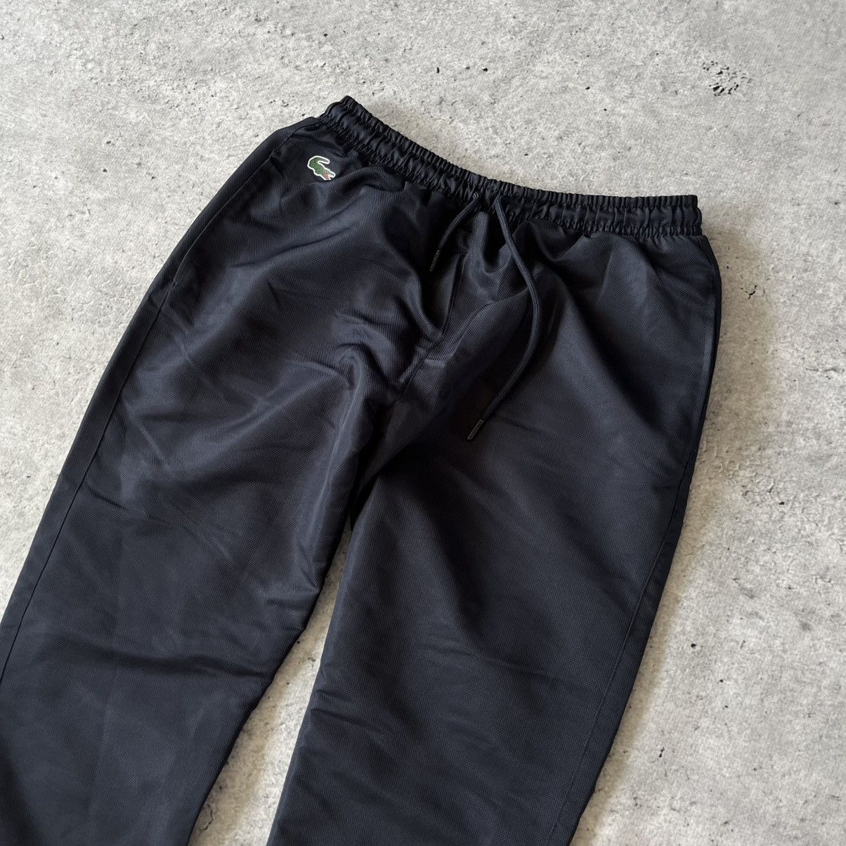 Lacoste × Vintage Vintage Lacoste Nylon Track Pants M dark navy drill Size US 32 / EU 48 - 3 Thumbnail