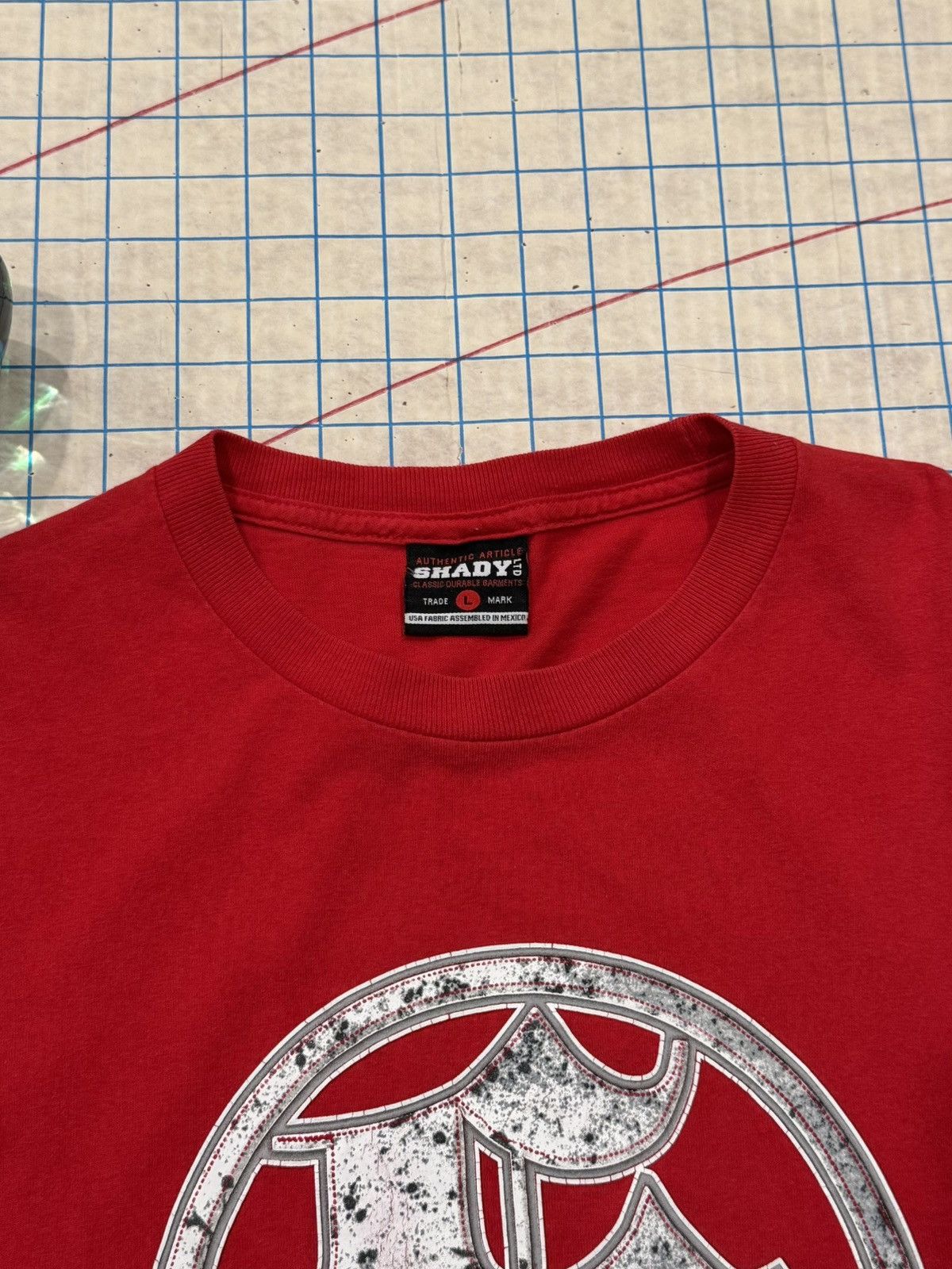 Shady Ltd Vintage Y2K Shady Ltd Red Graphic Tee Mens Size Large Size US L / EU 52-54 / 3 - 5 Thumbnail