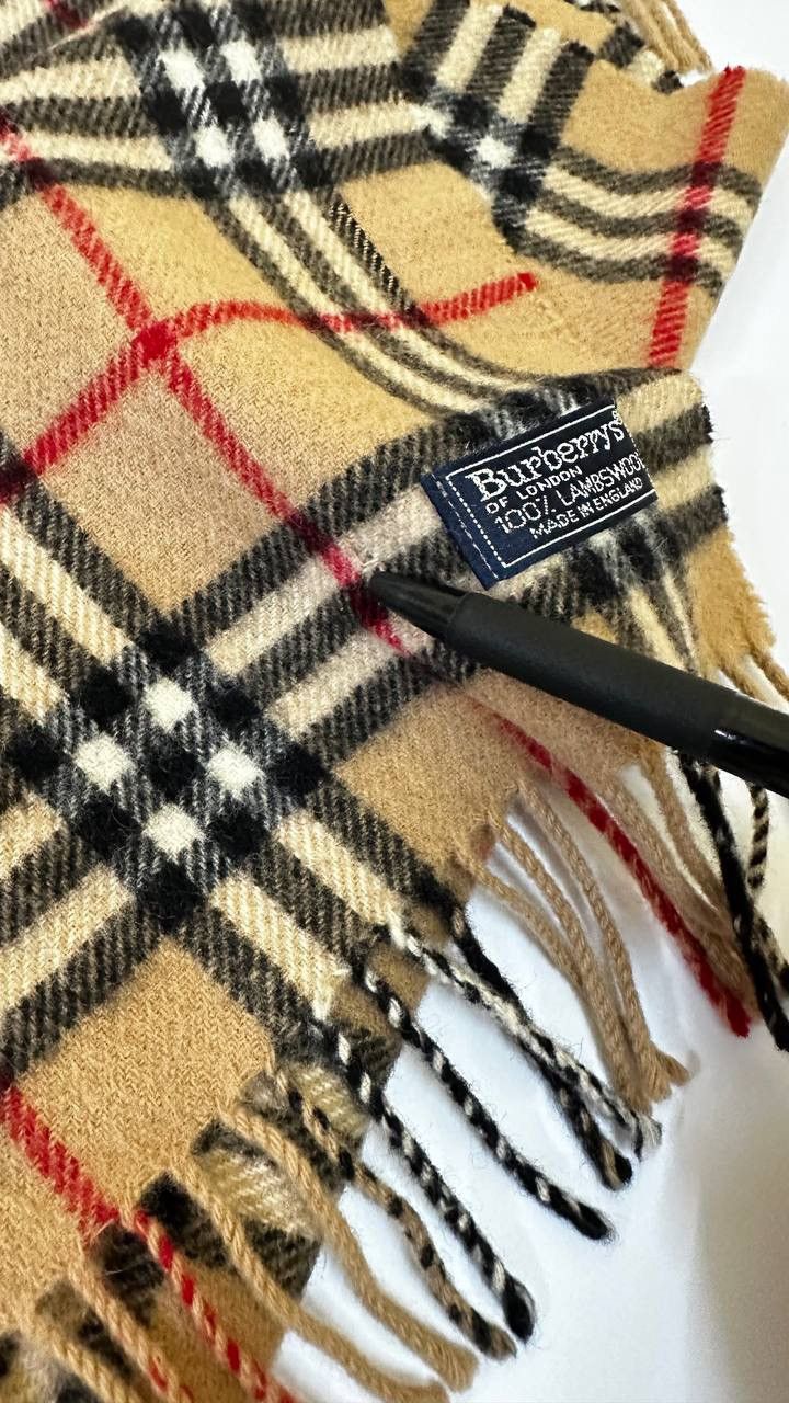 Burberry Burberrys Vintage Novacheck Scarf / Muffler Size ONE SIZE - 9 Thumbnail