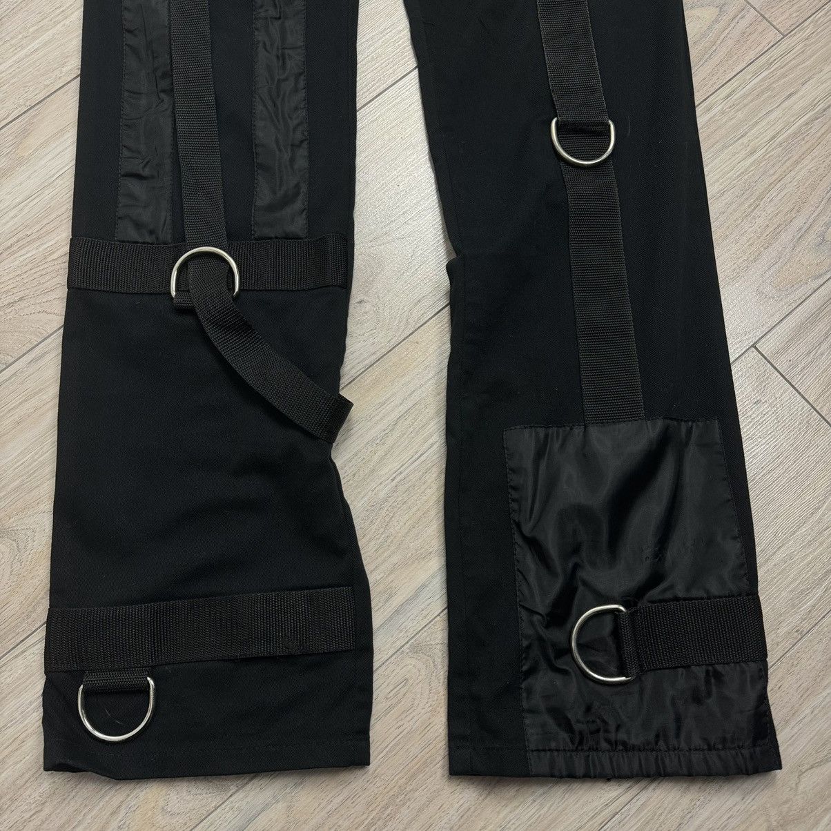 Japanese Brand Crazy Aderlass Bondage Cyber Punk GOA Multiple Belts Jeans Size US 32 / EU 48 - 7 Thumbnail