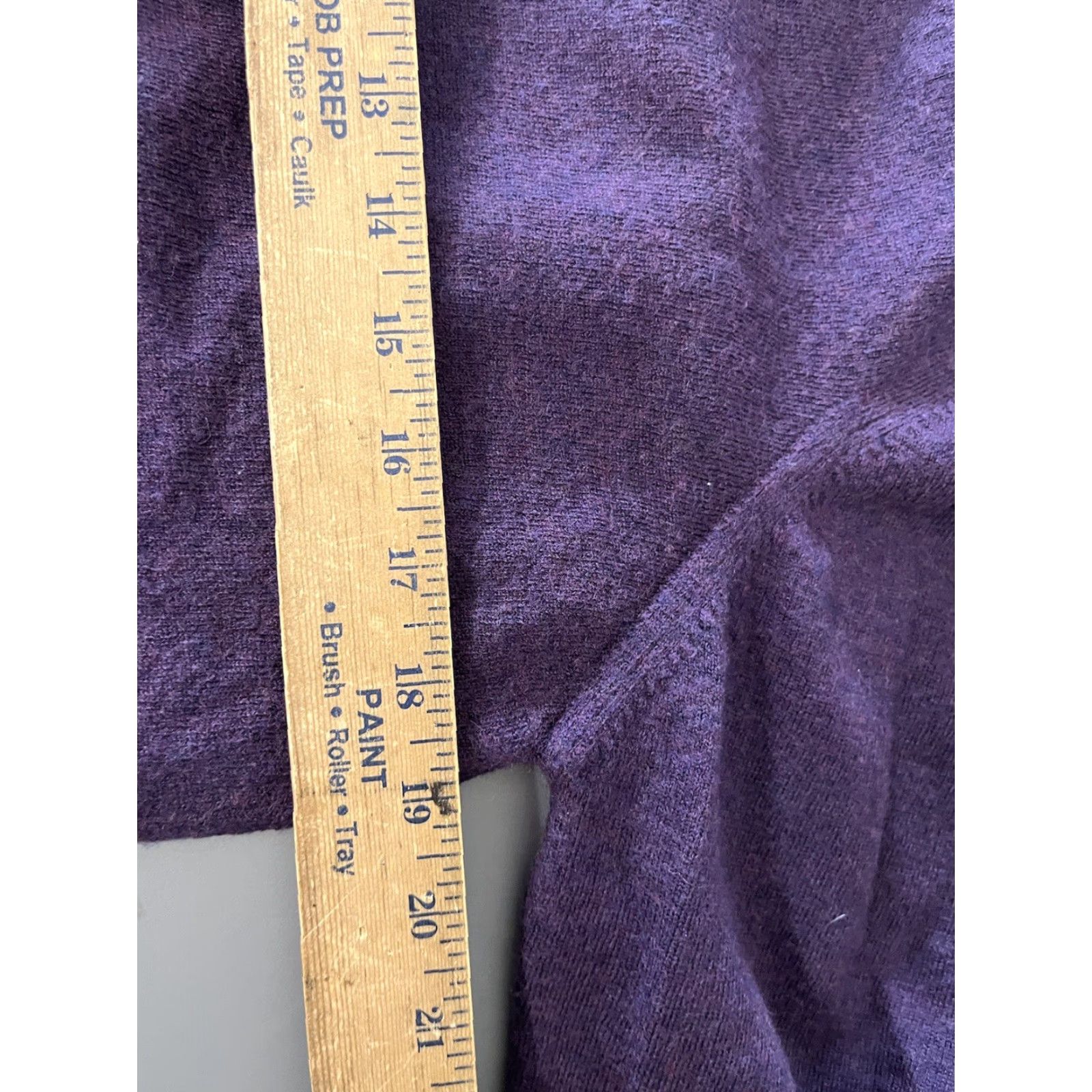 Vintage VINTAGE Thomas Dean & Co. Sweater Shirt Mens L Purple Merino Wool V-Neck Italy - 90s, Knit, Pullover, Regular Fit, Cold Weather Mens Size US L / EU 52-54 / 3 - 5 Thumbnail