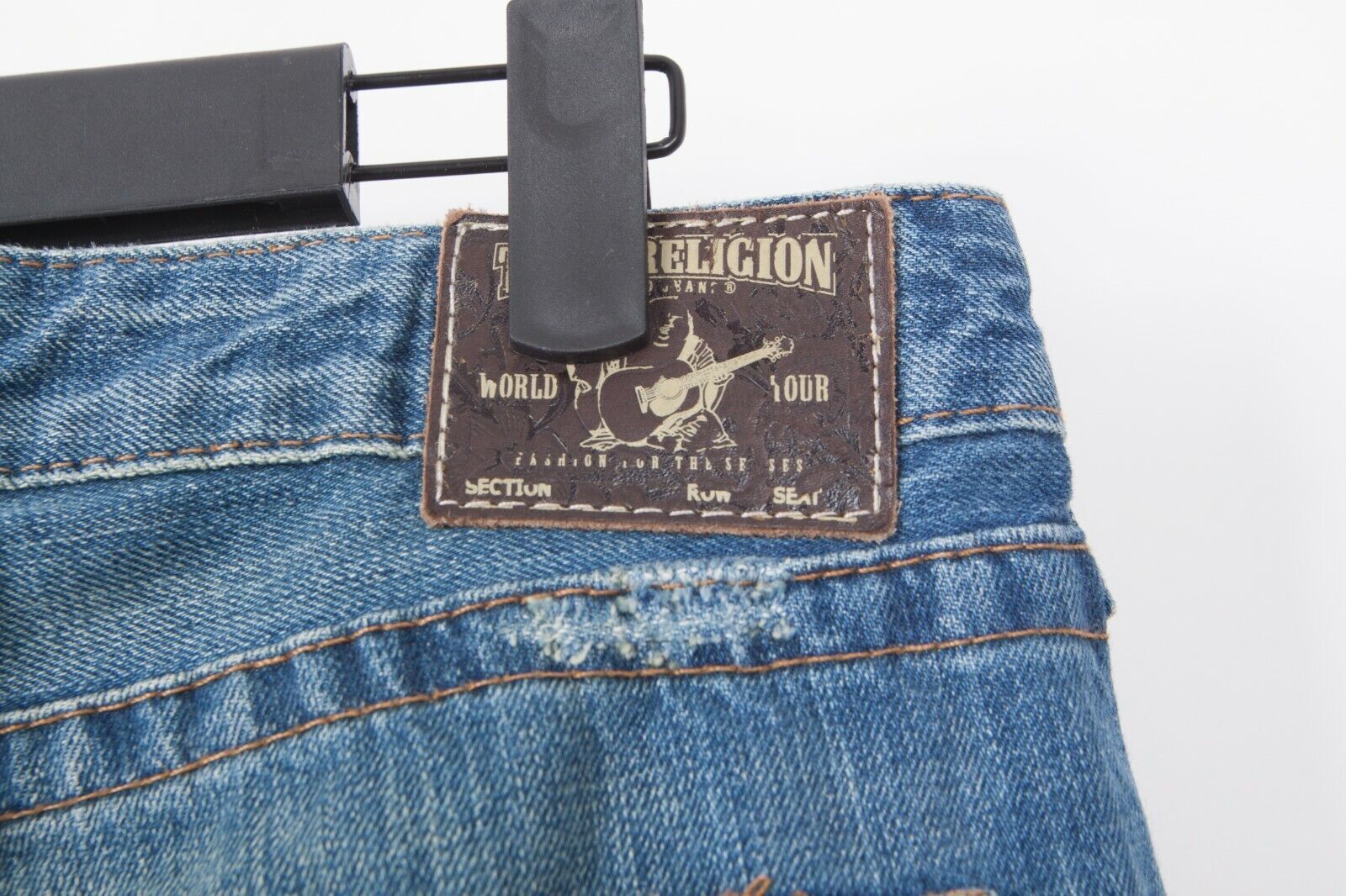 True Religion True Religion Women's Flared Jeans, Blue Wash, Size 29 Size 29" - 8 Thumbnail