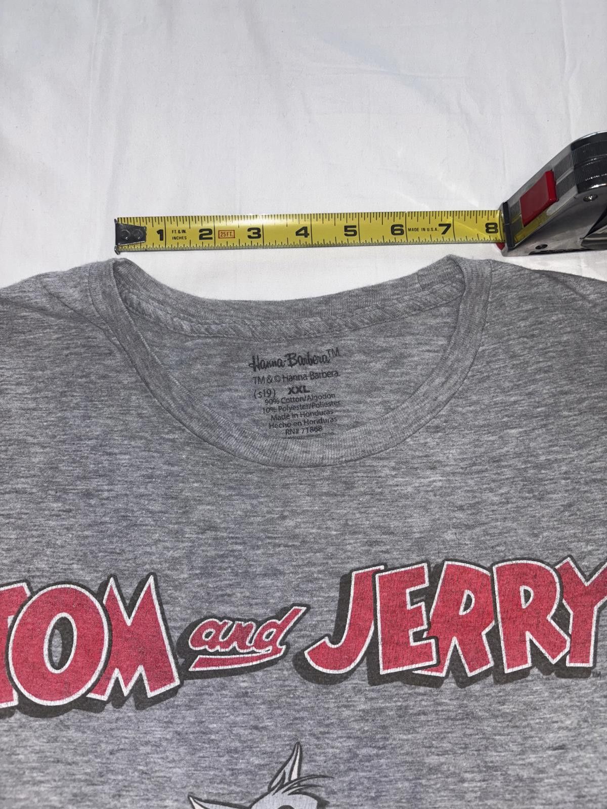 Designer Vintage Tom and Jerry Graphic Tee - Classic Cartoon Size US XXL / EU 58 / 5 - 7 Thumbnail