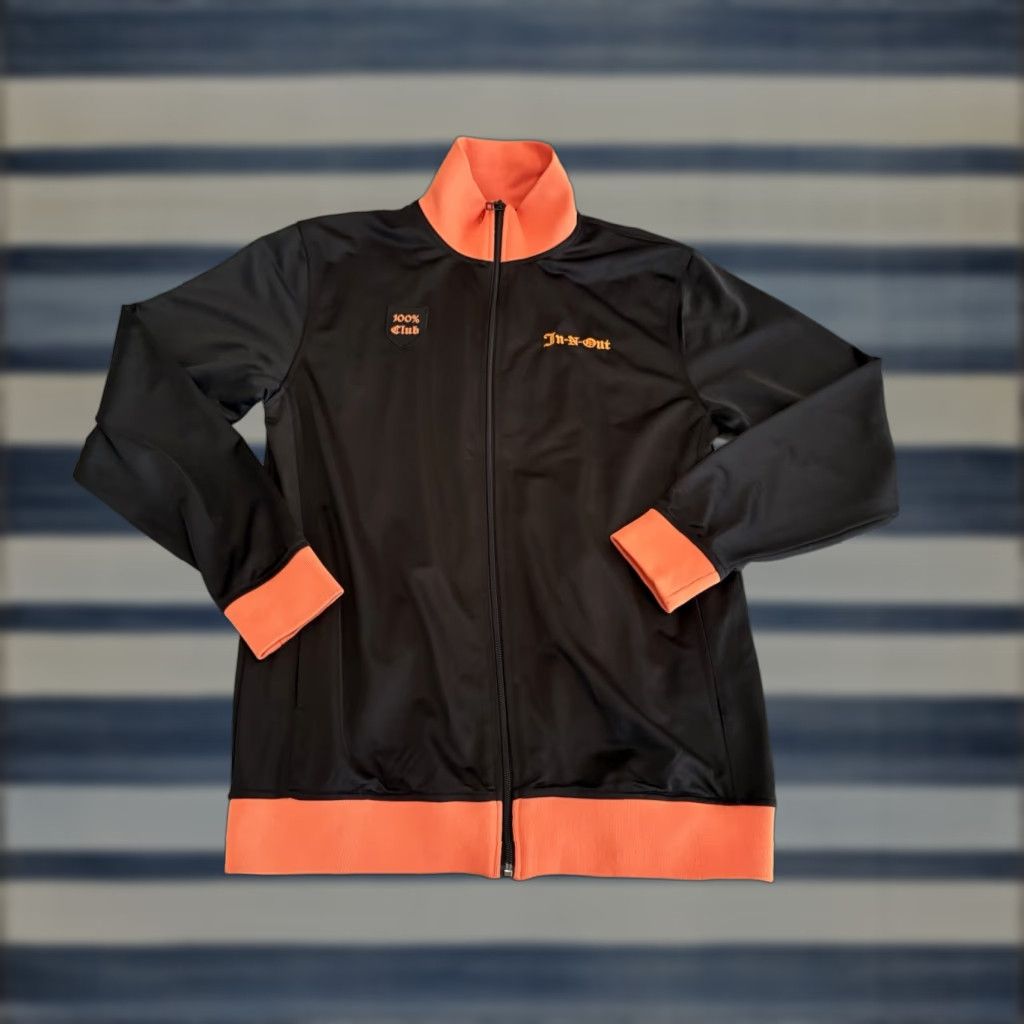 Vintage VINTAGE? (if applicable) In-N-Out Burger Jacket Black Polyester Full Zip Track Jacket Medium Men M Size US M / EU 48-50 / 2 - 1 Thumbnail